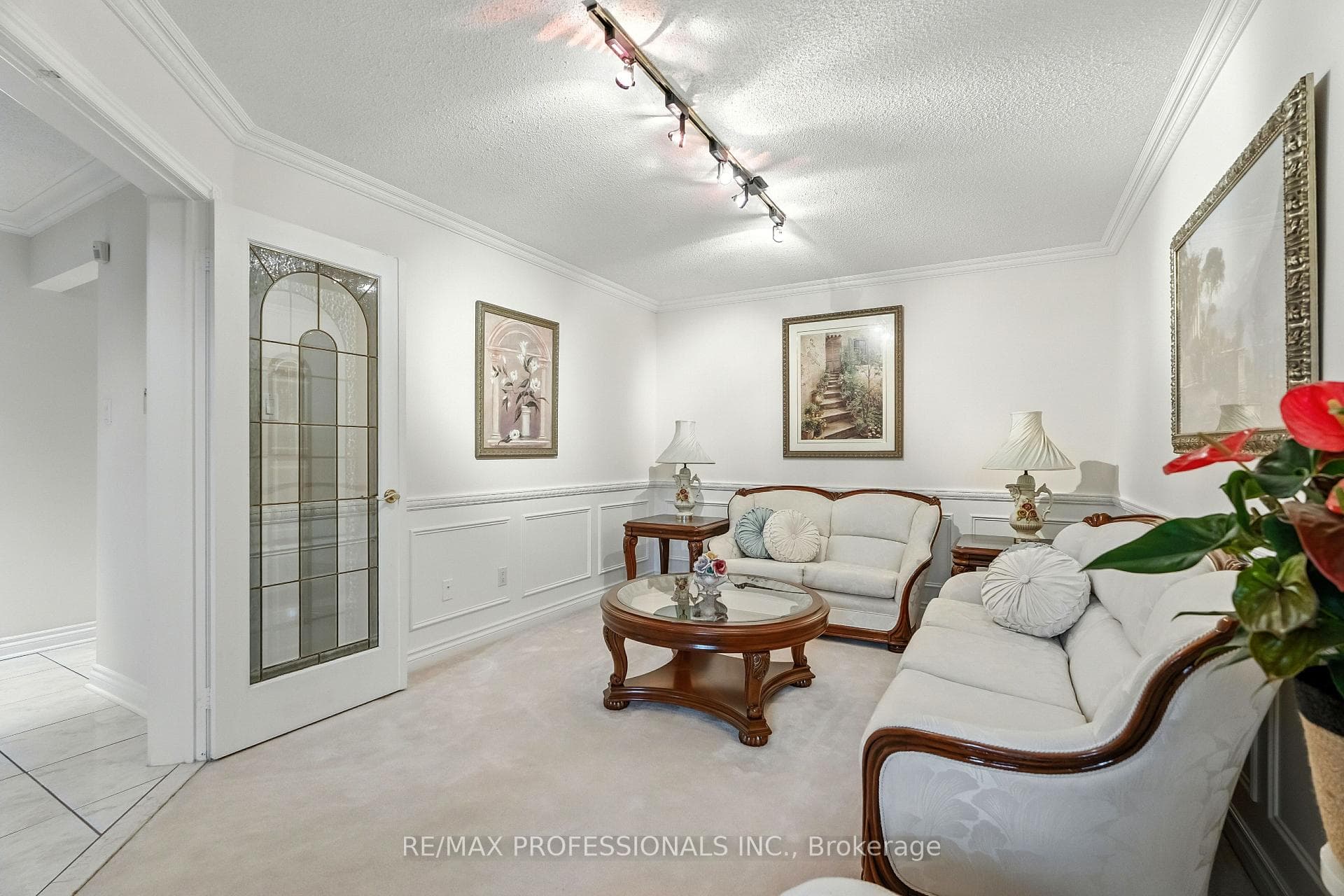 Living Room with Double Doors
