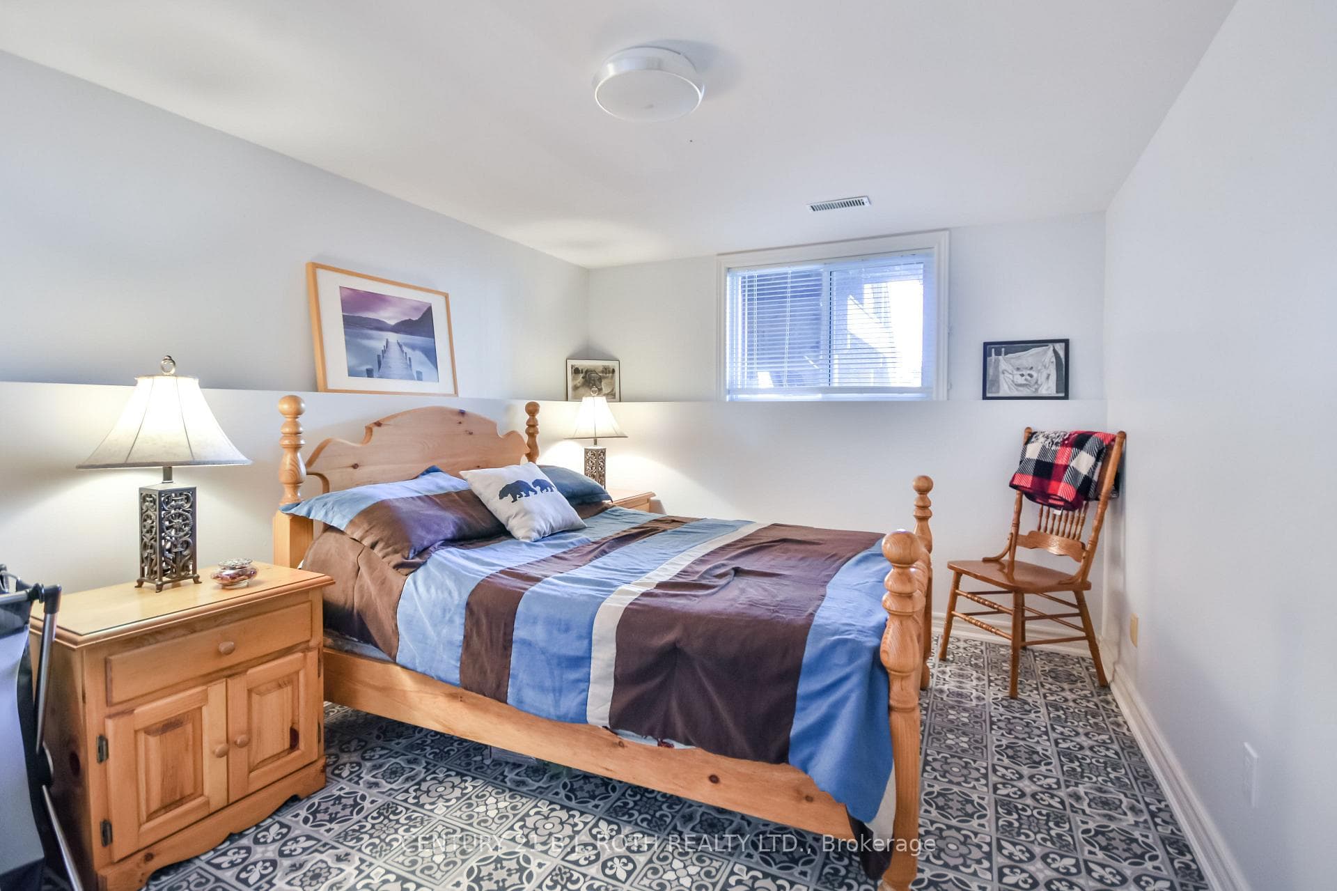 Basement bedroom