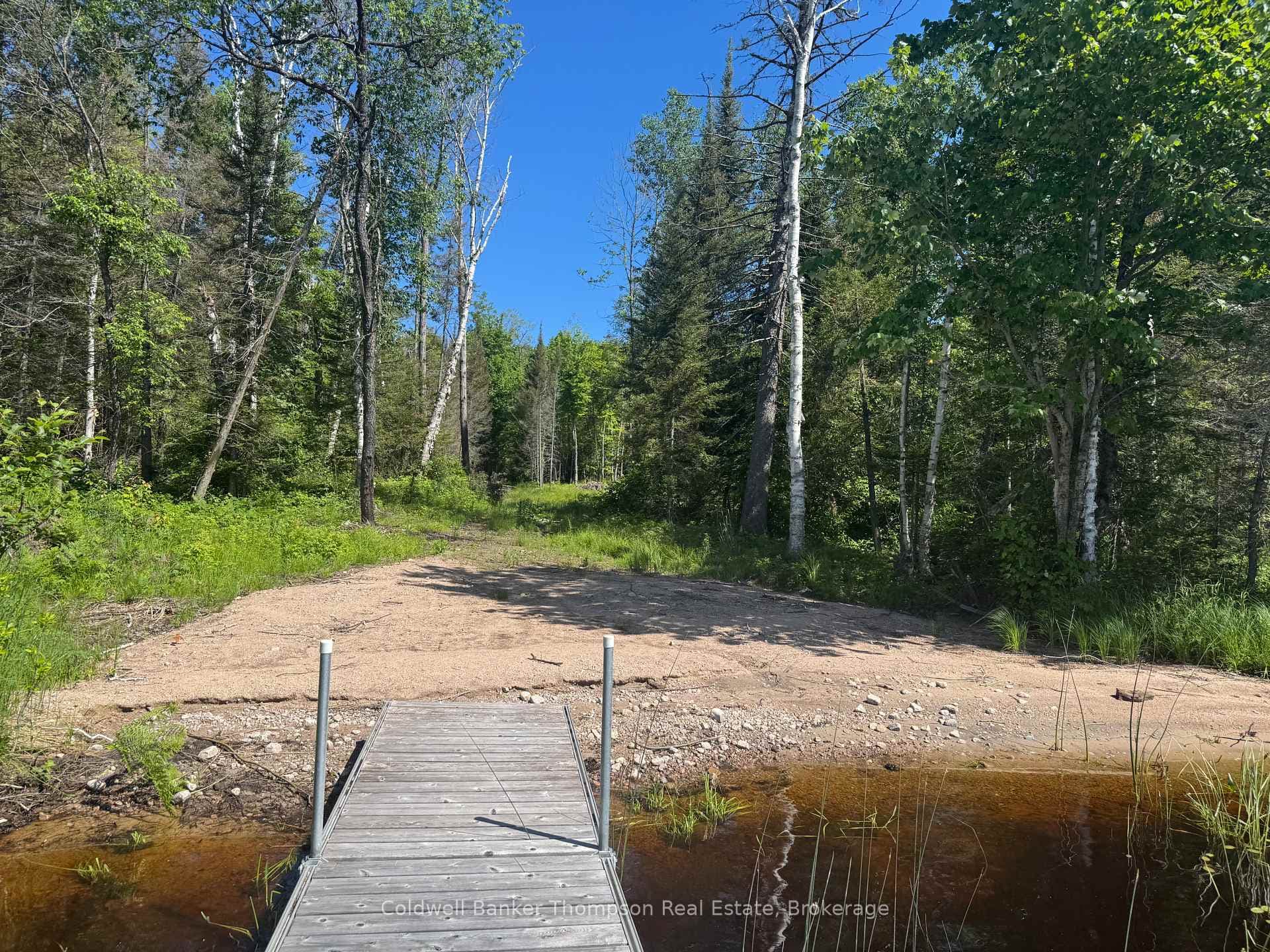 View of lot from dock