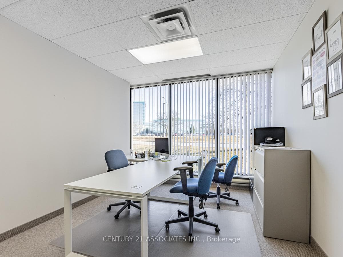 generous sized private window offices