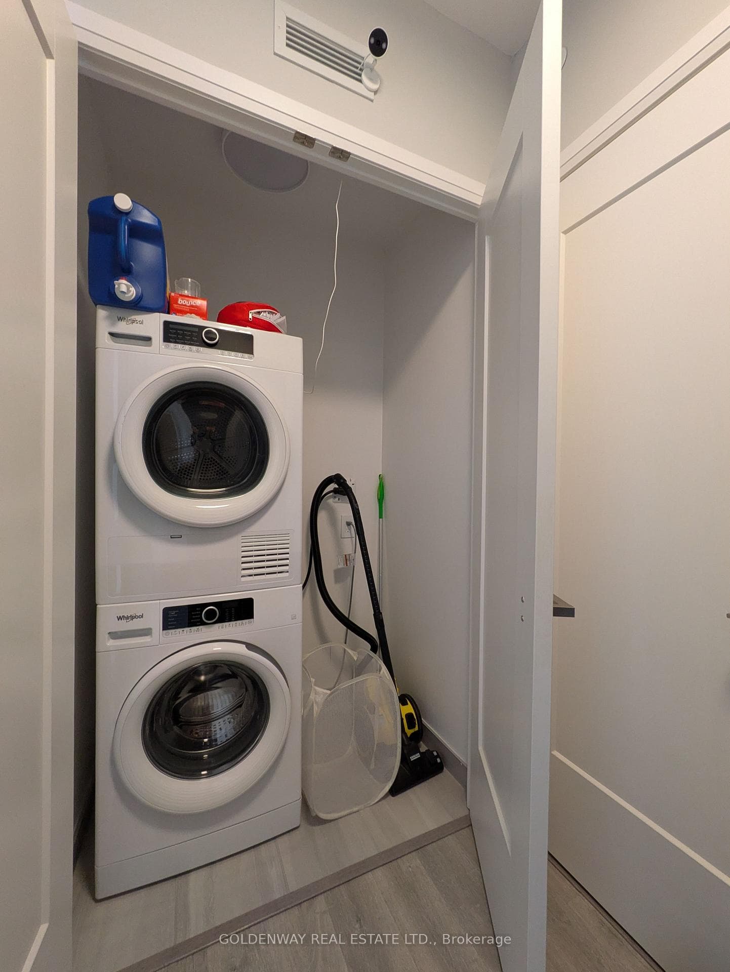 Laundry closet