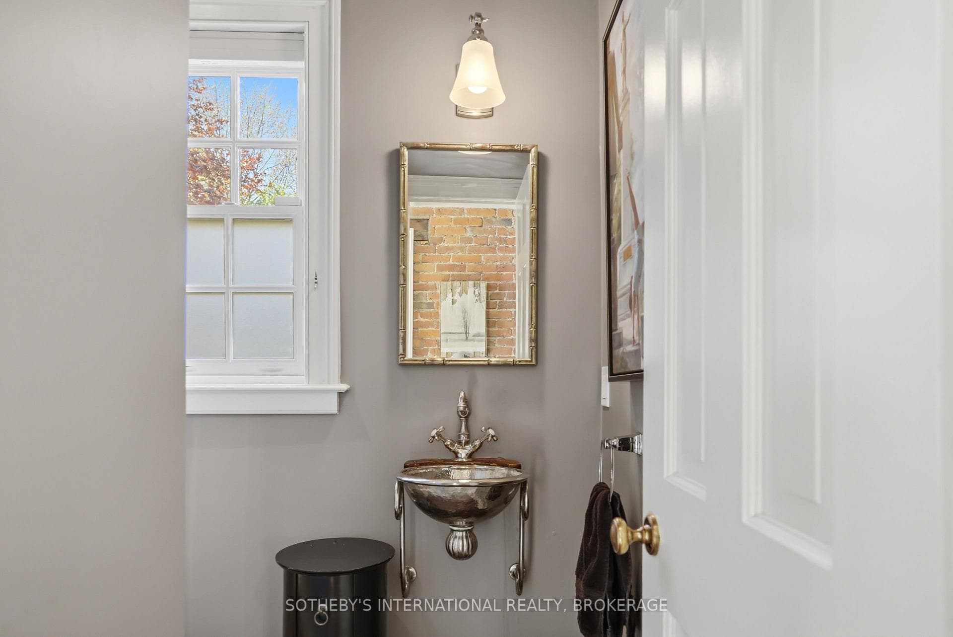 Main floor powder room.