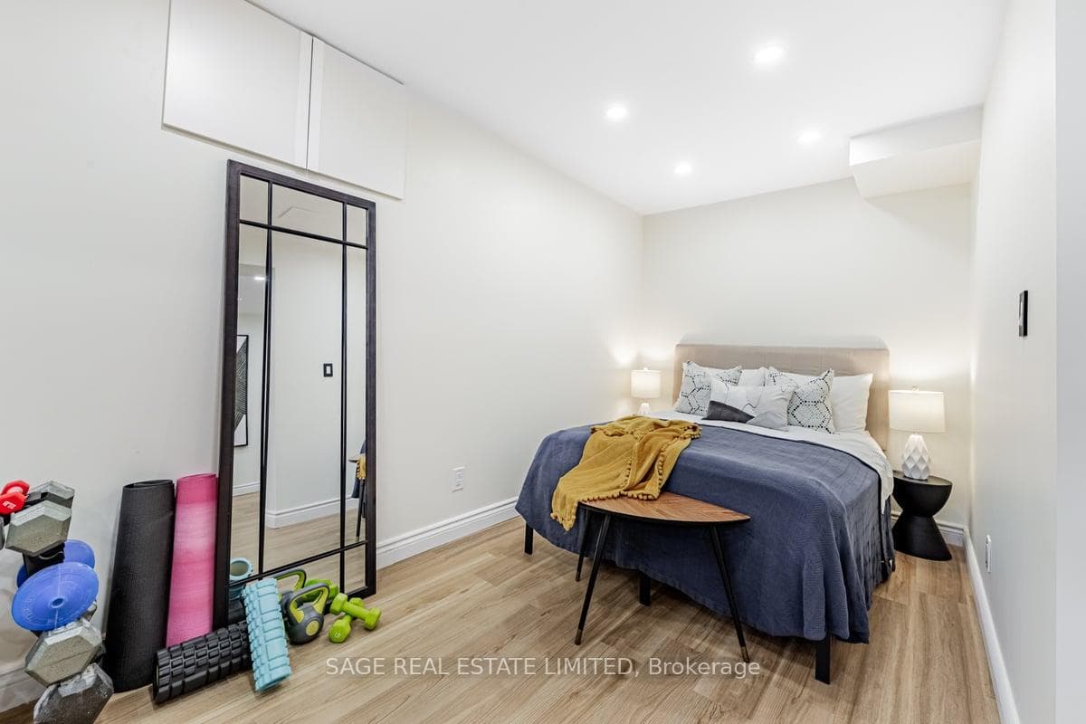Bedroom Area in Basement