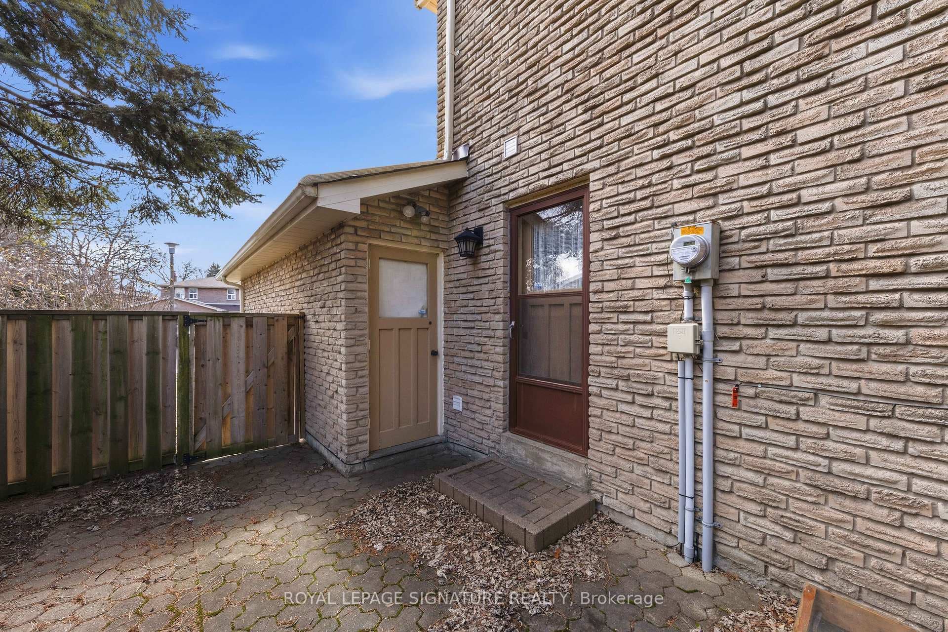 Exterior Side Entrance to Mud Room & Garage