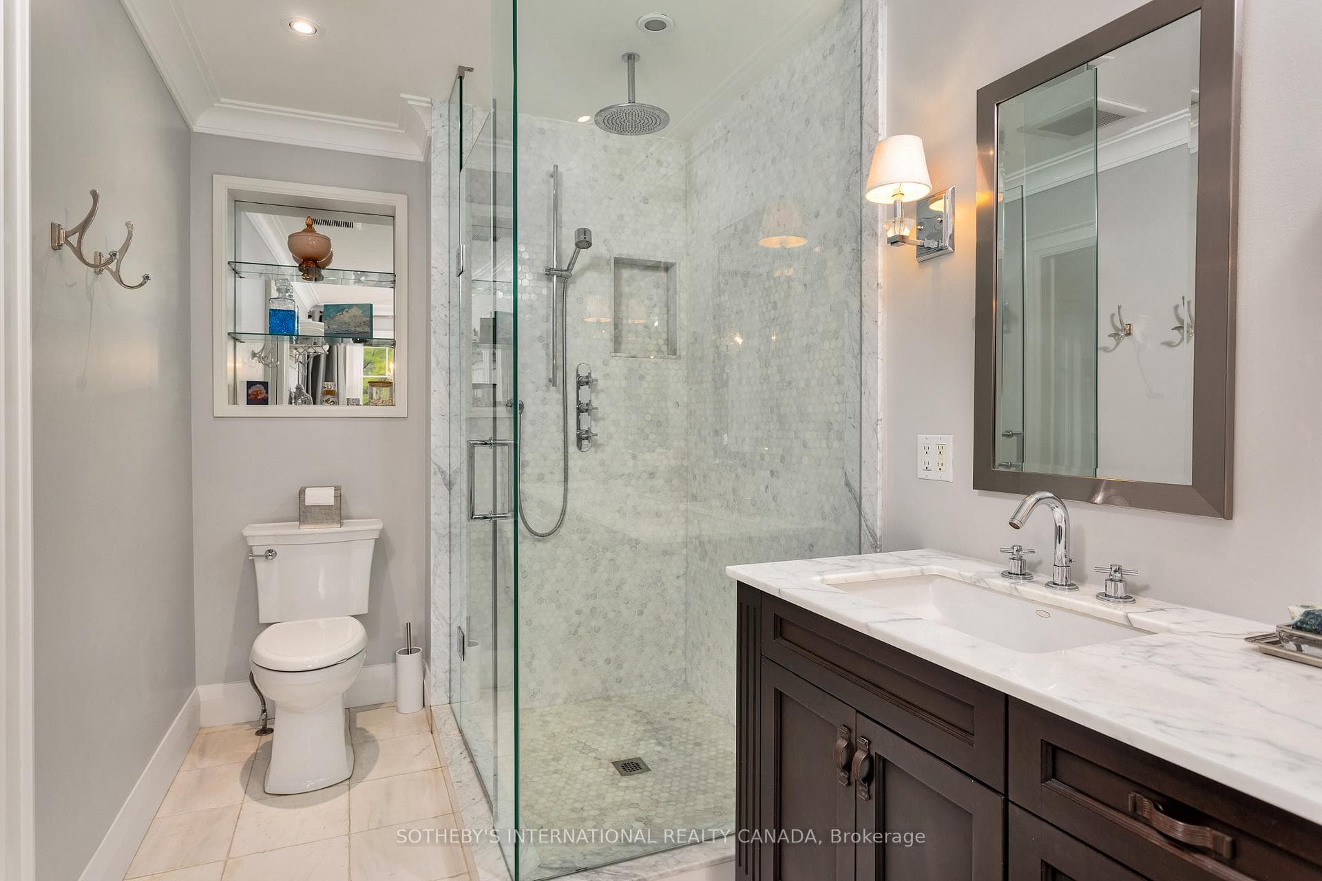 Glass Shower & Luxury Finishes Throughout