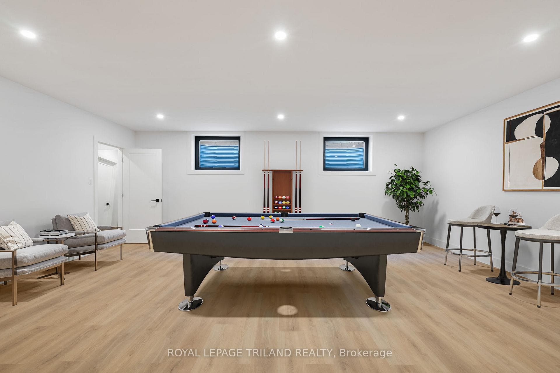 Basement Virtually Staged
