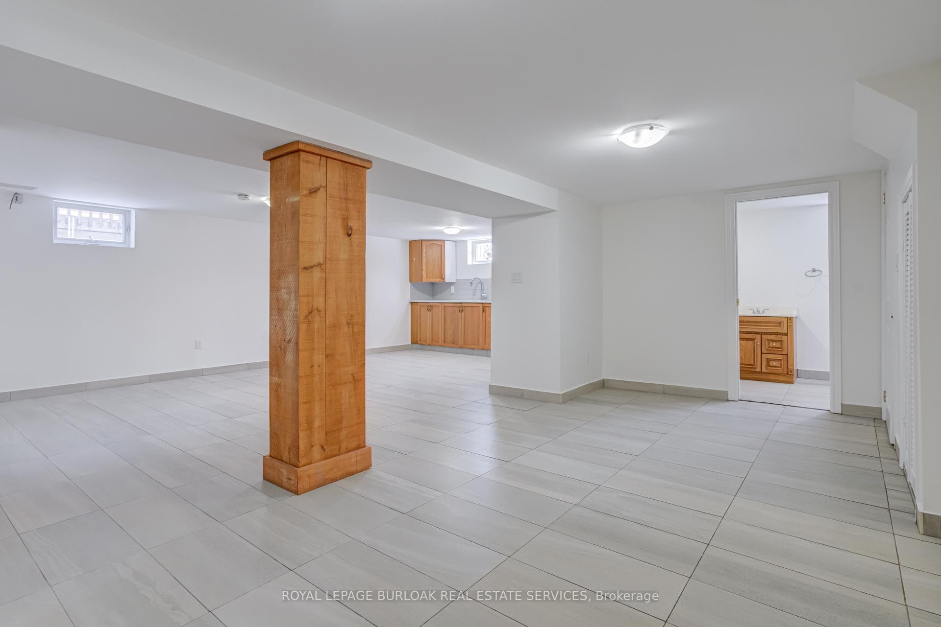 Basement level living space