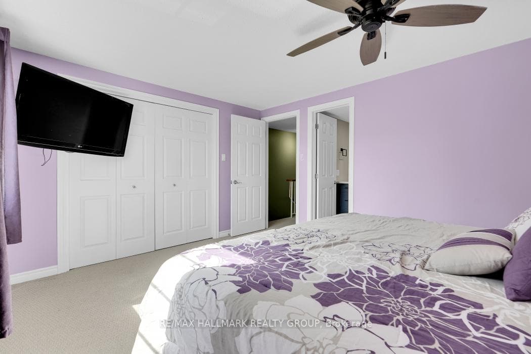 Abundance of closet space including a walk-in.