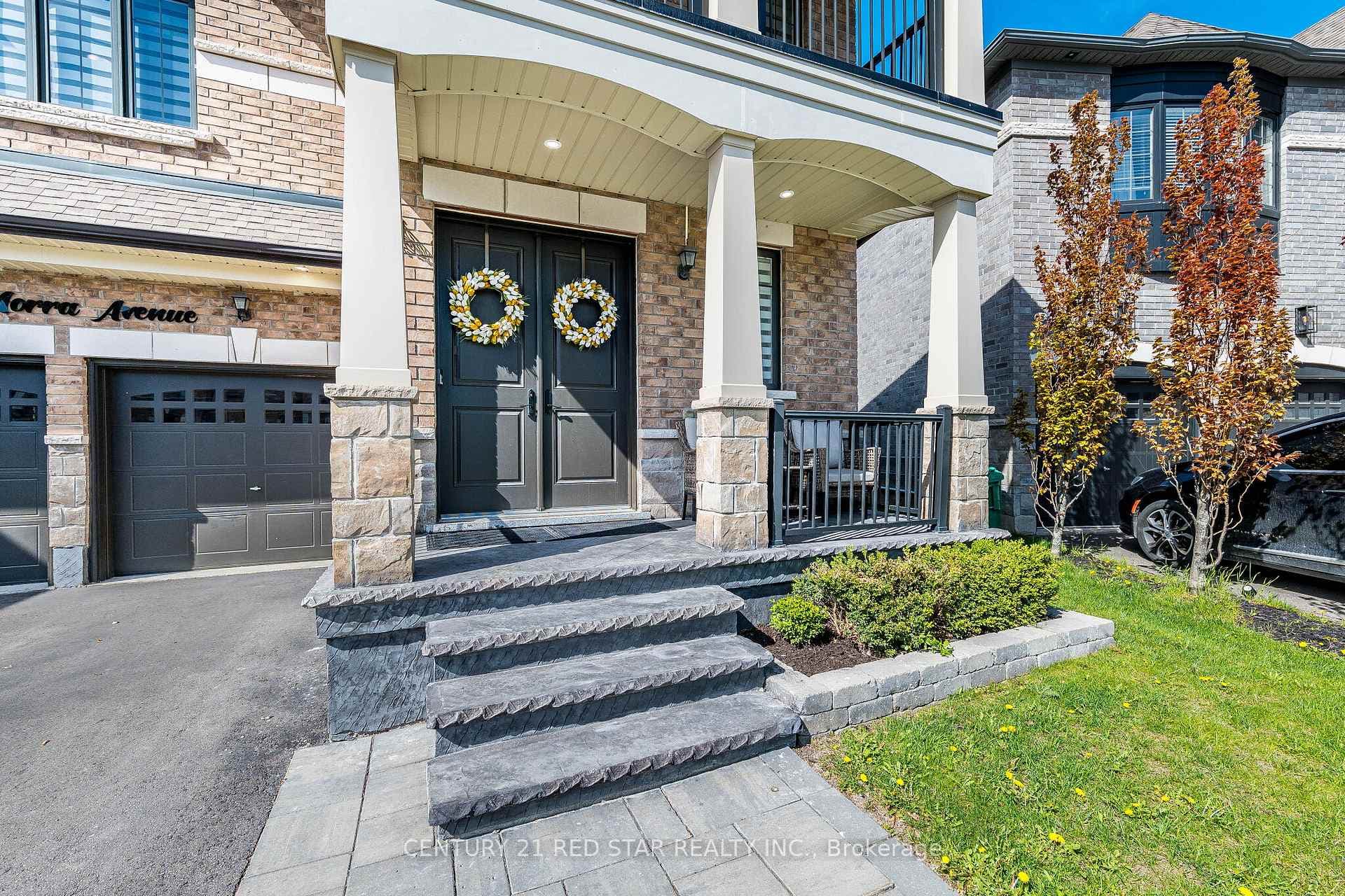 Custom walkway and 8ft front doo