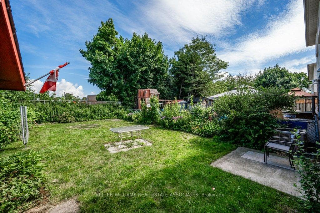 Backing onto school grounds
