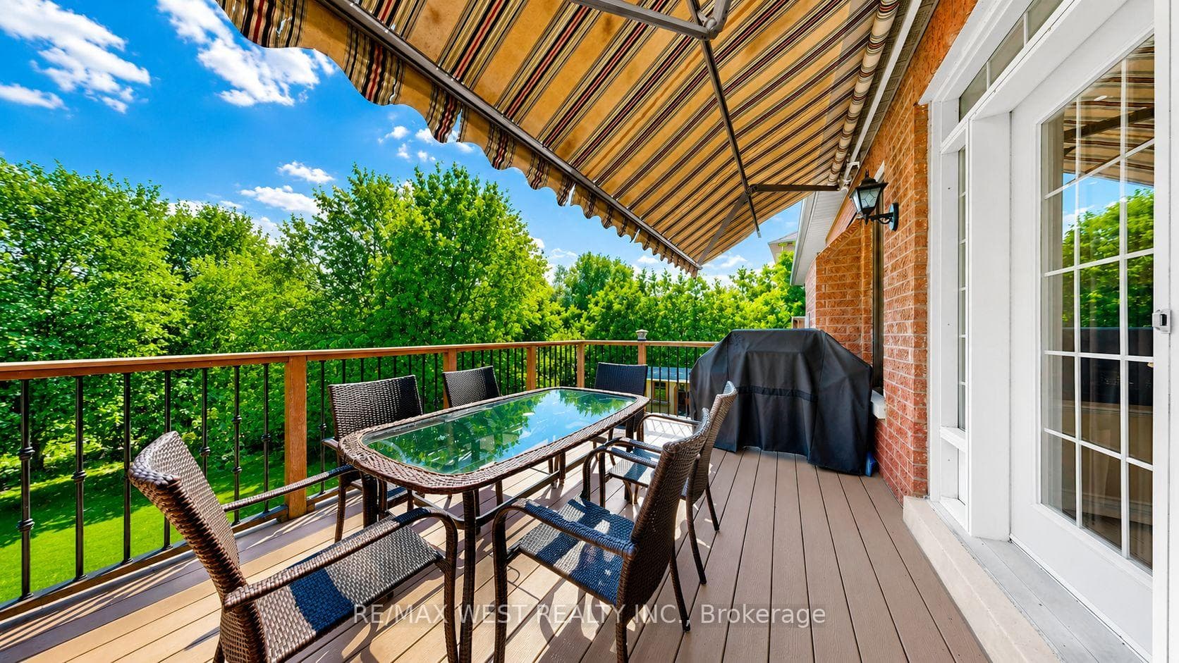 Walkout Deck Overlooking Private Conservation