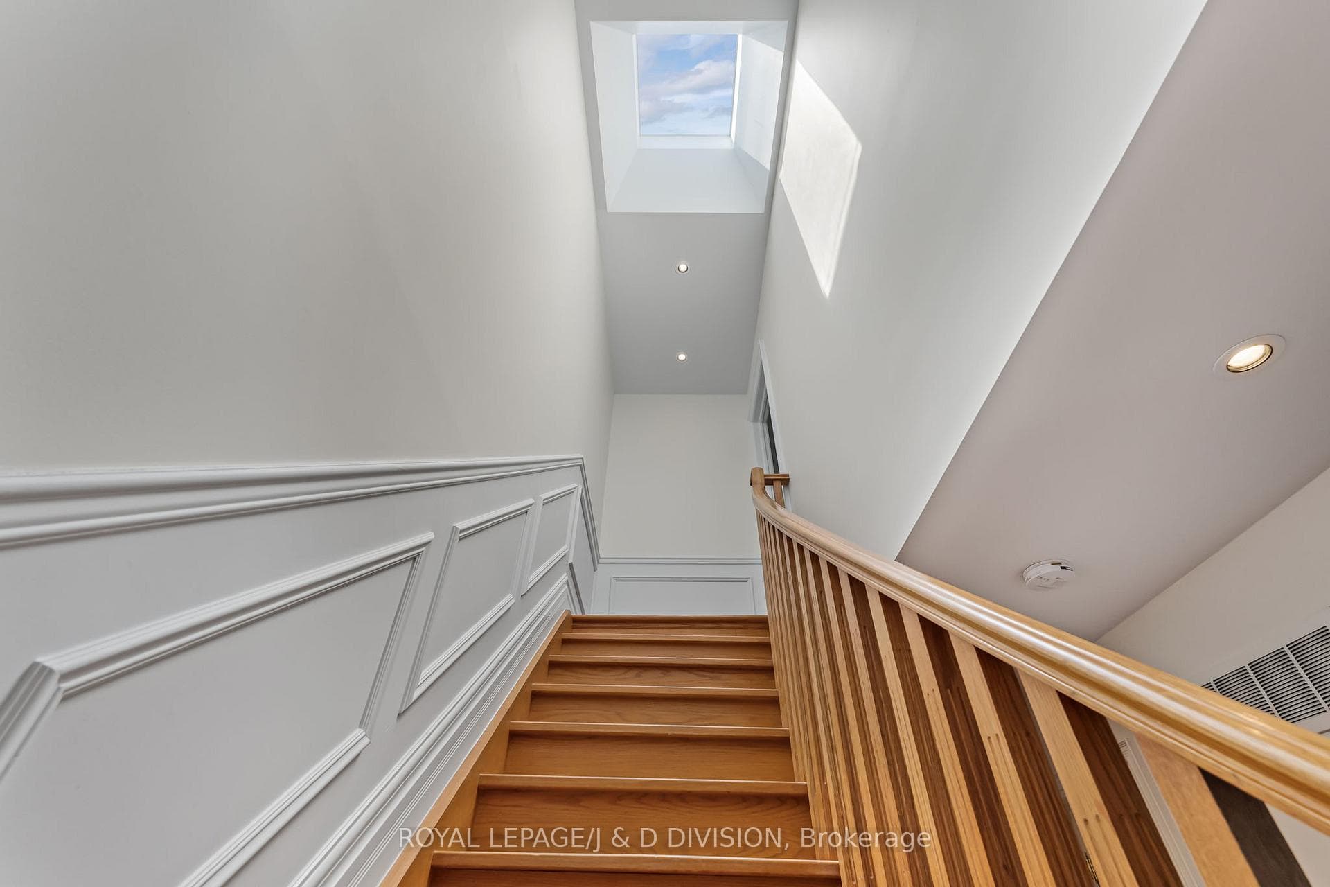 Skylight over stairs to Level 3