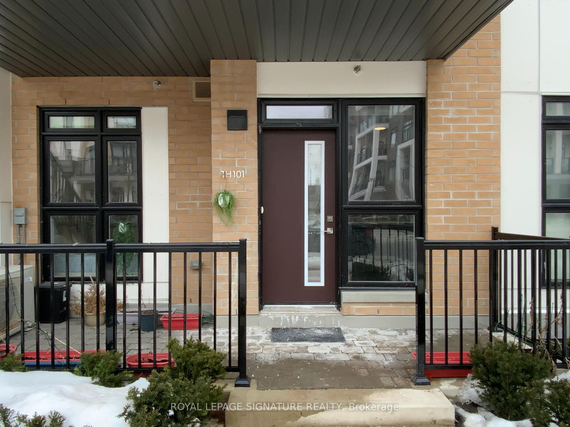Private Terrace and entrance