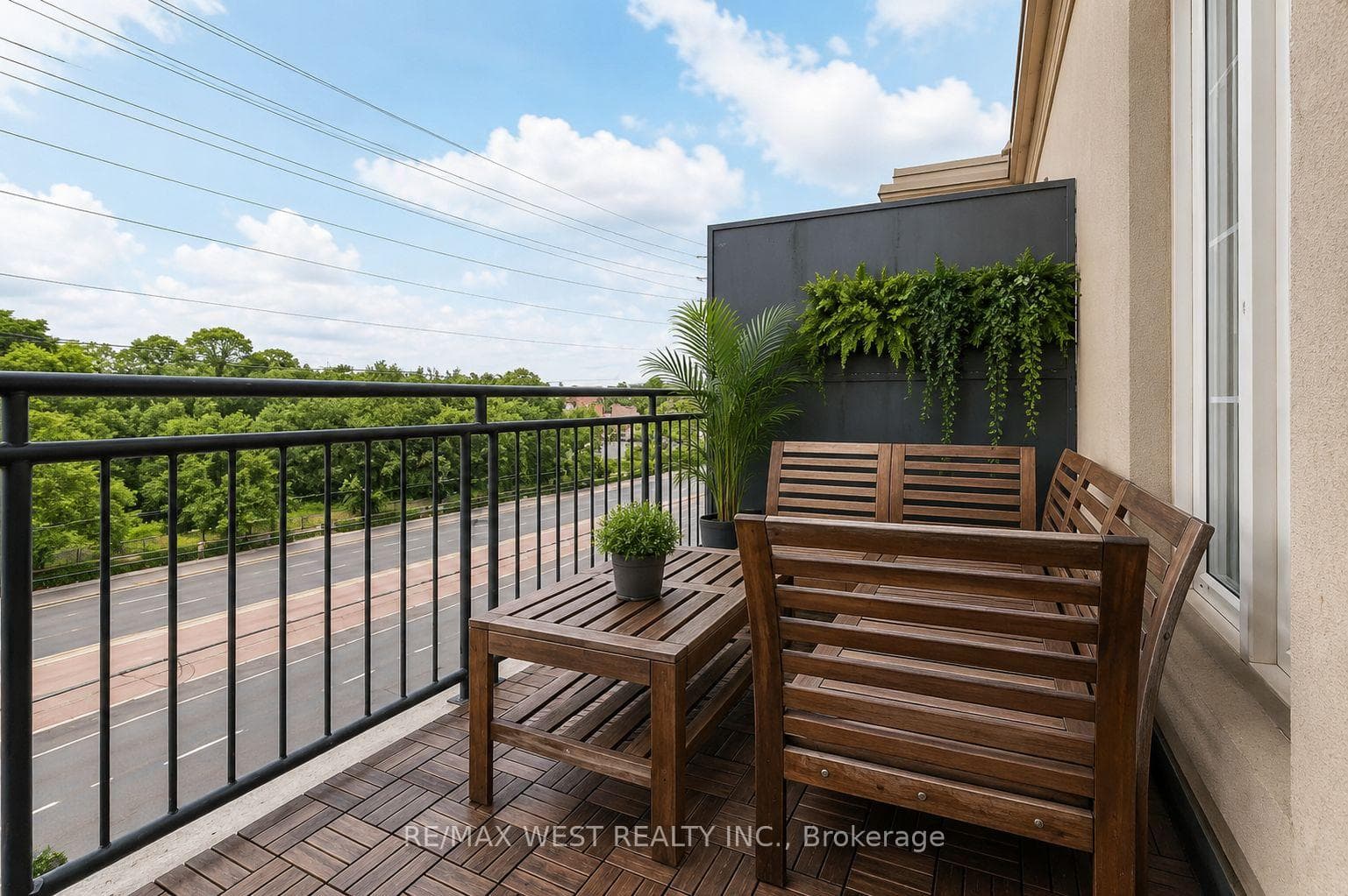 Large Private Balcony With Unobstructed View