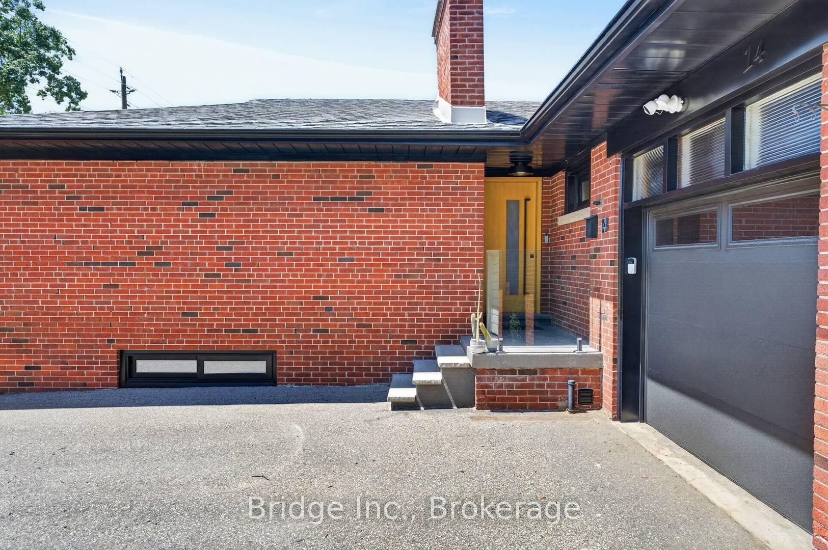 Front Door with Security System