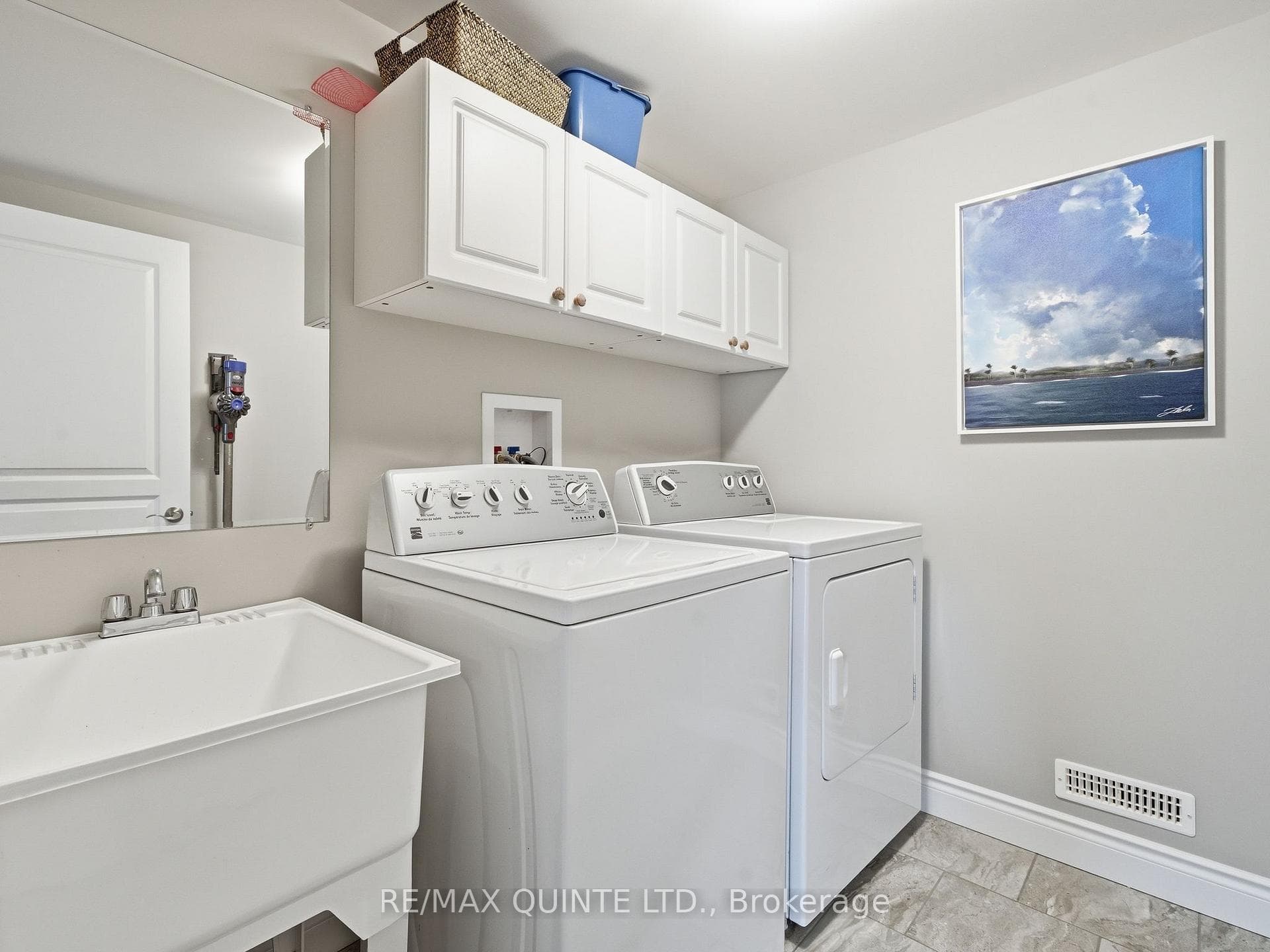 Laundry room with laundry sink!