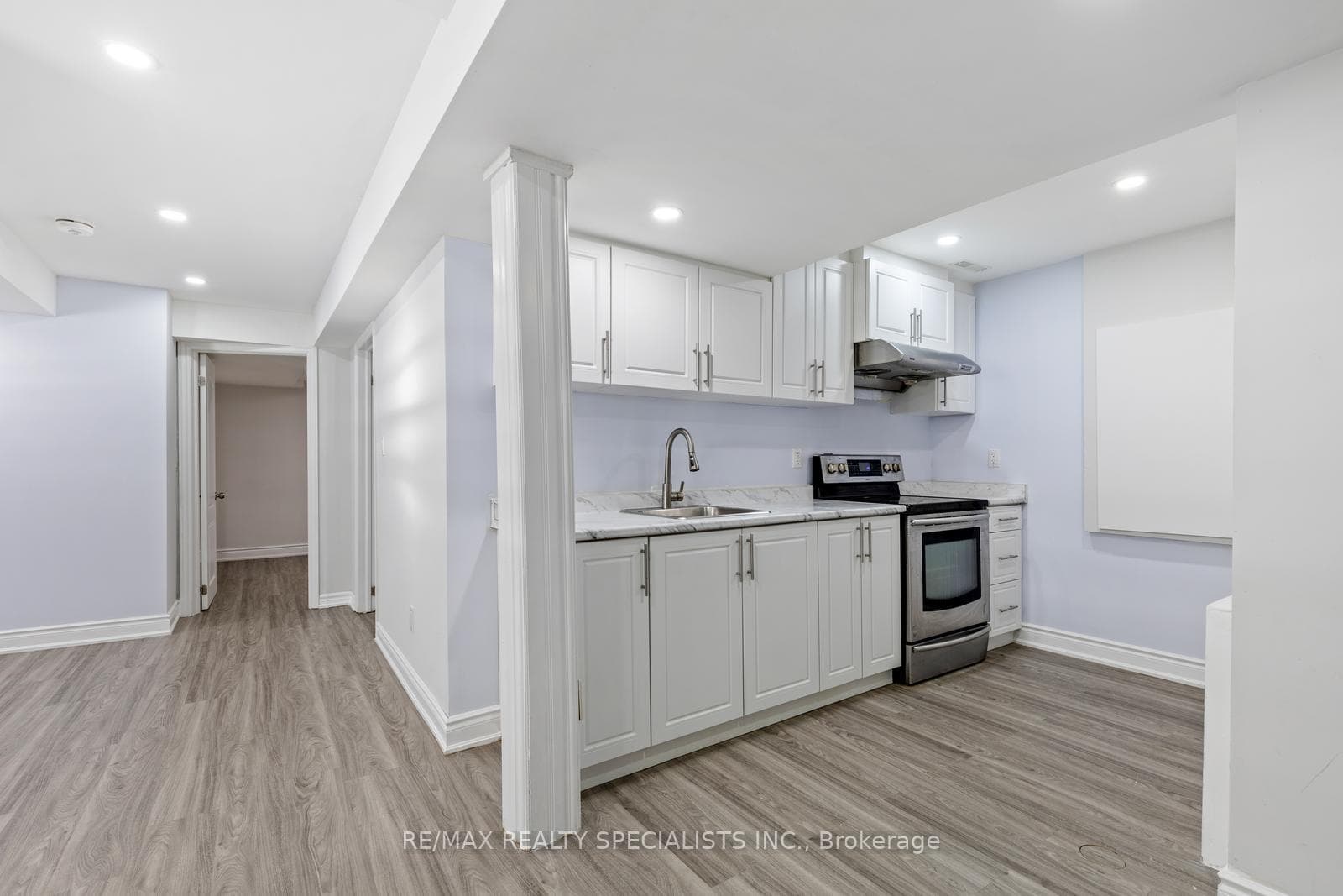 Kitchen in Basement Apartment