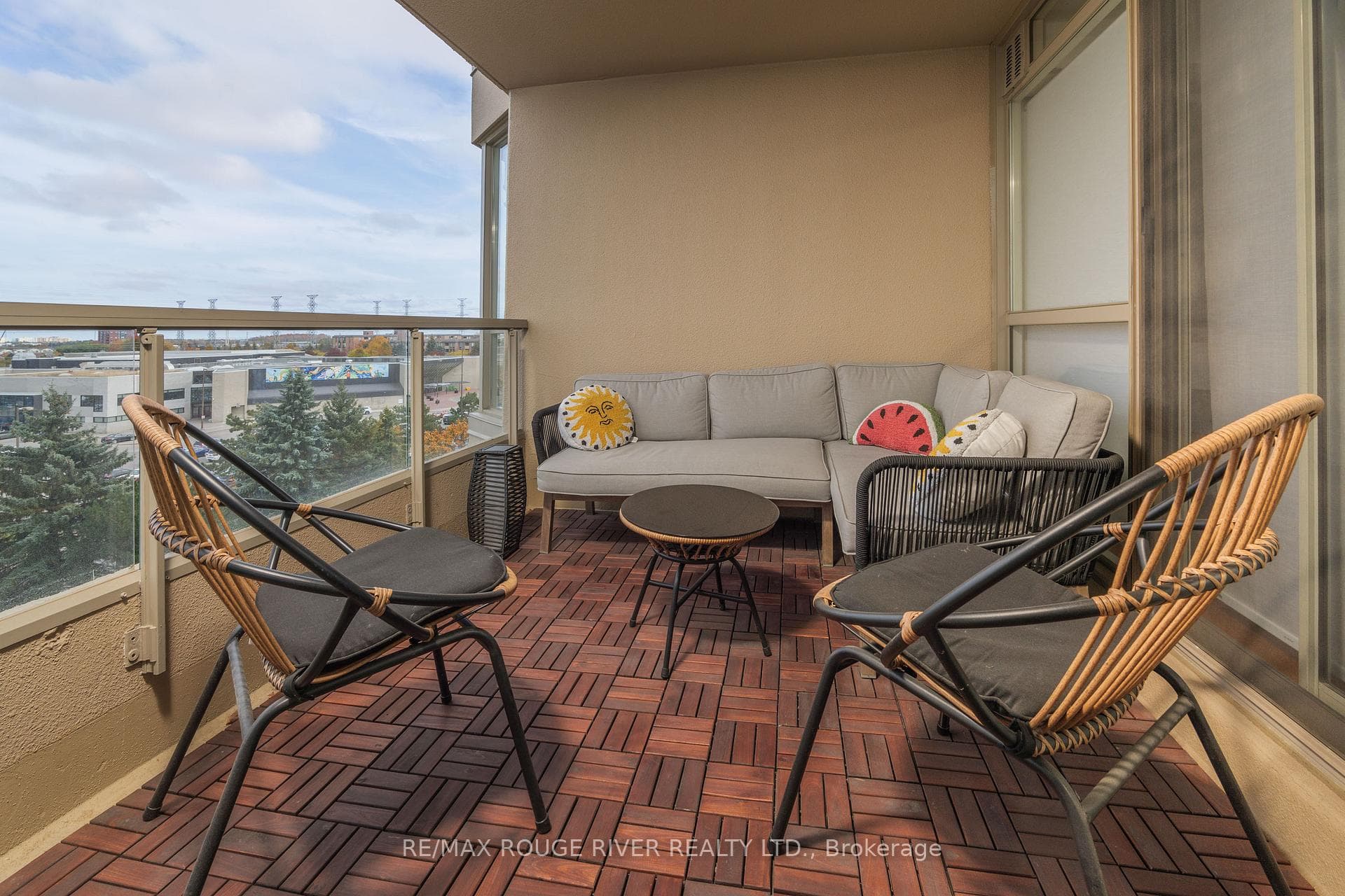 Open East facing Balcony