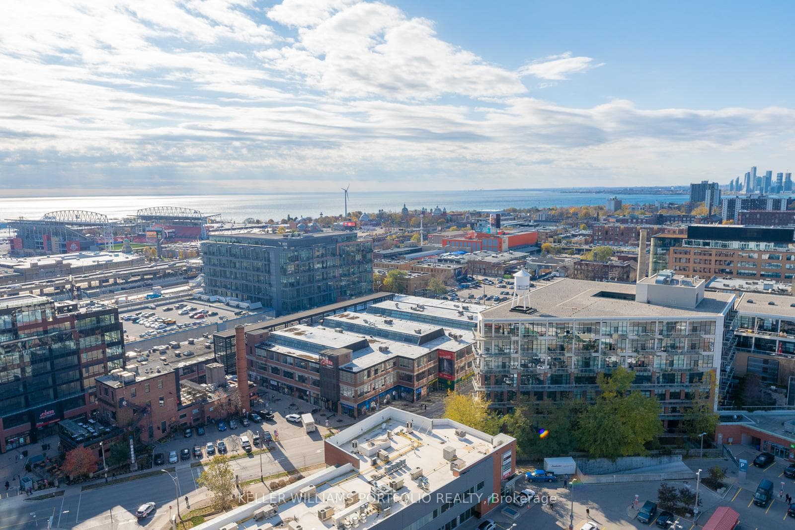 Southwest view of Lake Ontario
