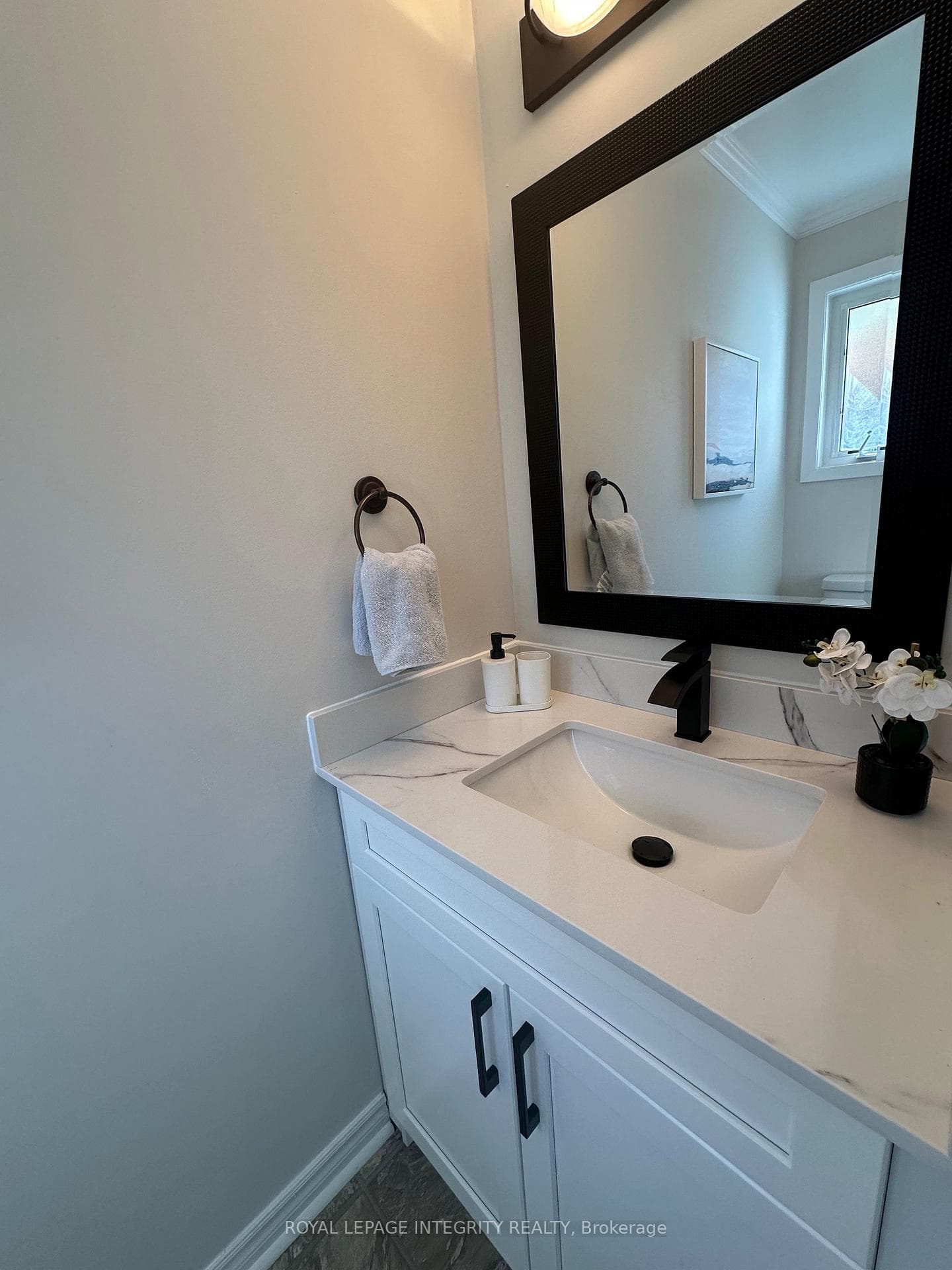 Main floor powder room