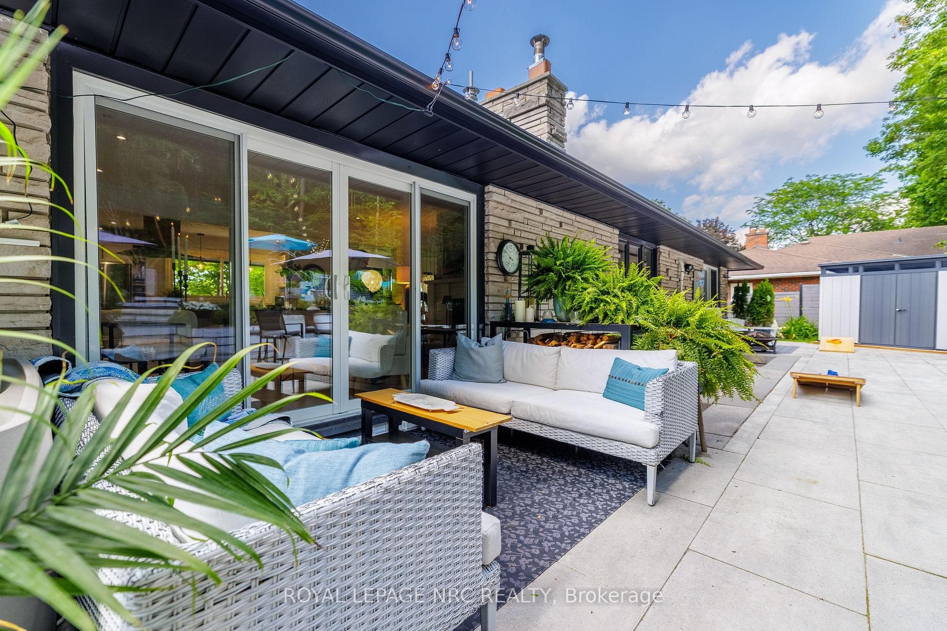 Quadruple Sliding Glass Doors from Main Floor