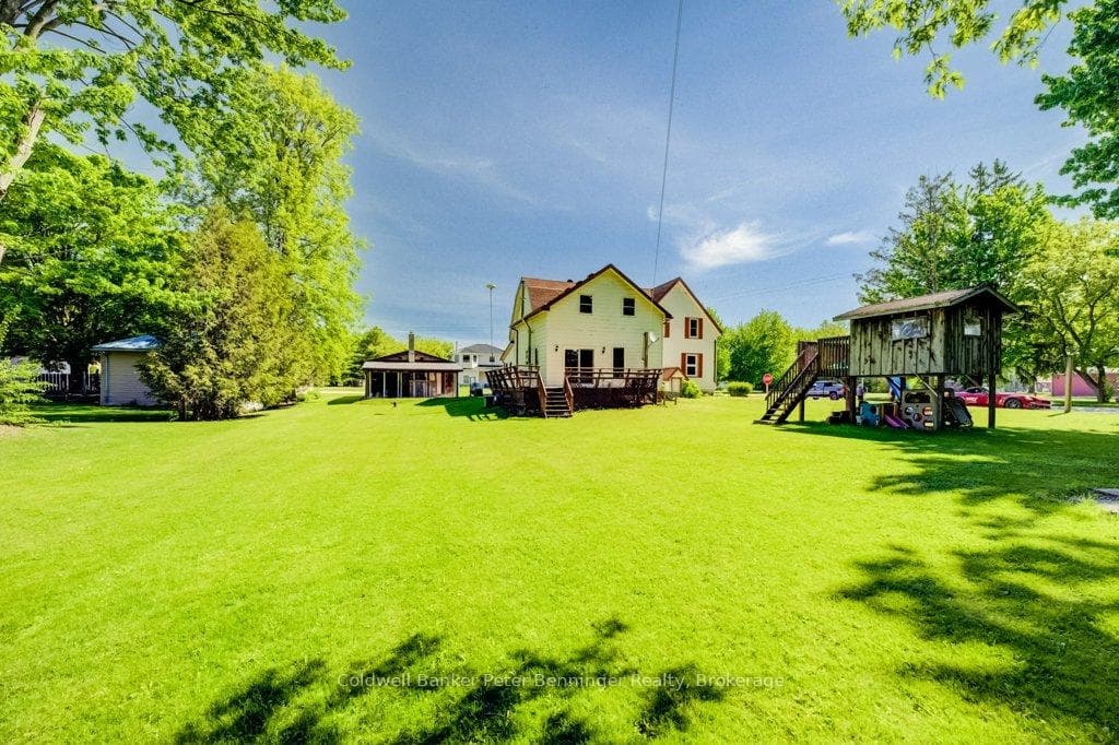 Large back yard