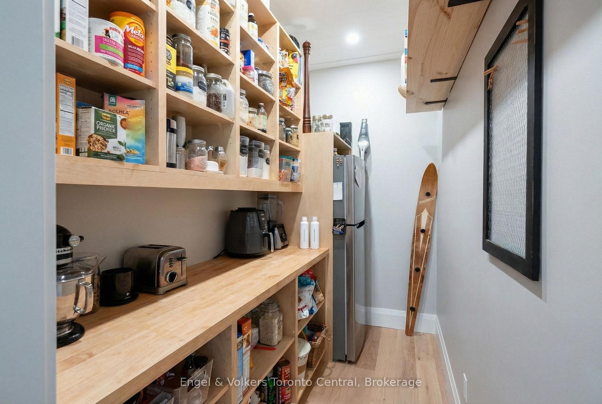 Interior of Hidden Pantry