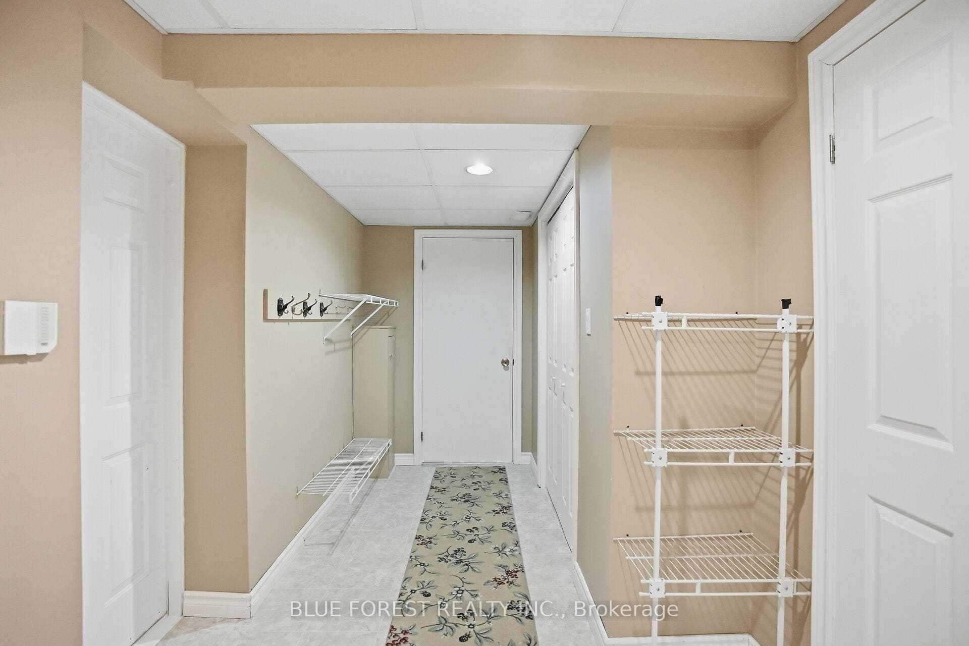 Cold cellar & walk-up to garage