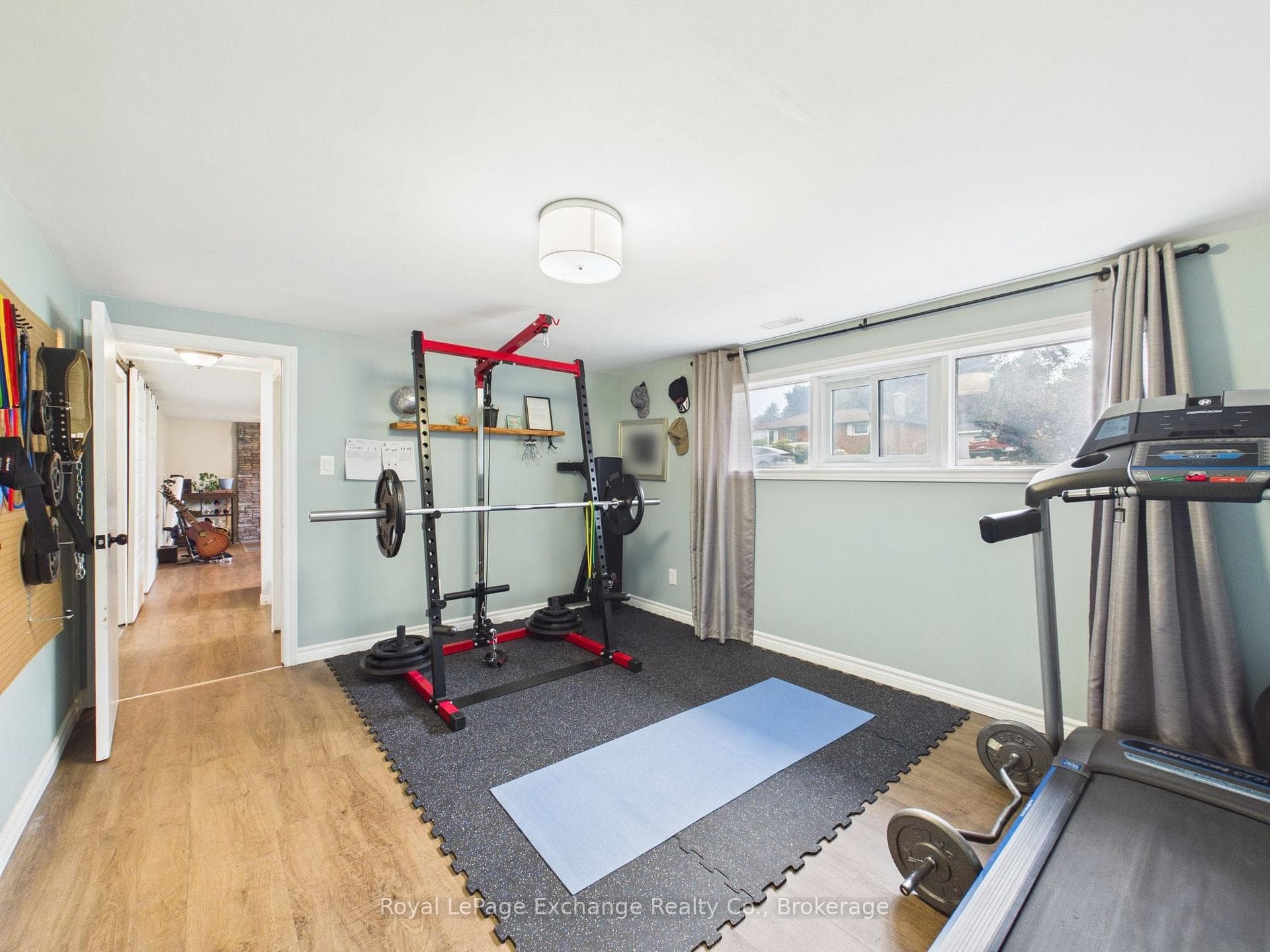Bedroom 4 - currently used as home gym