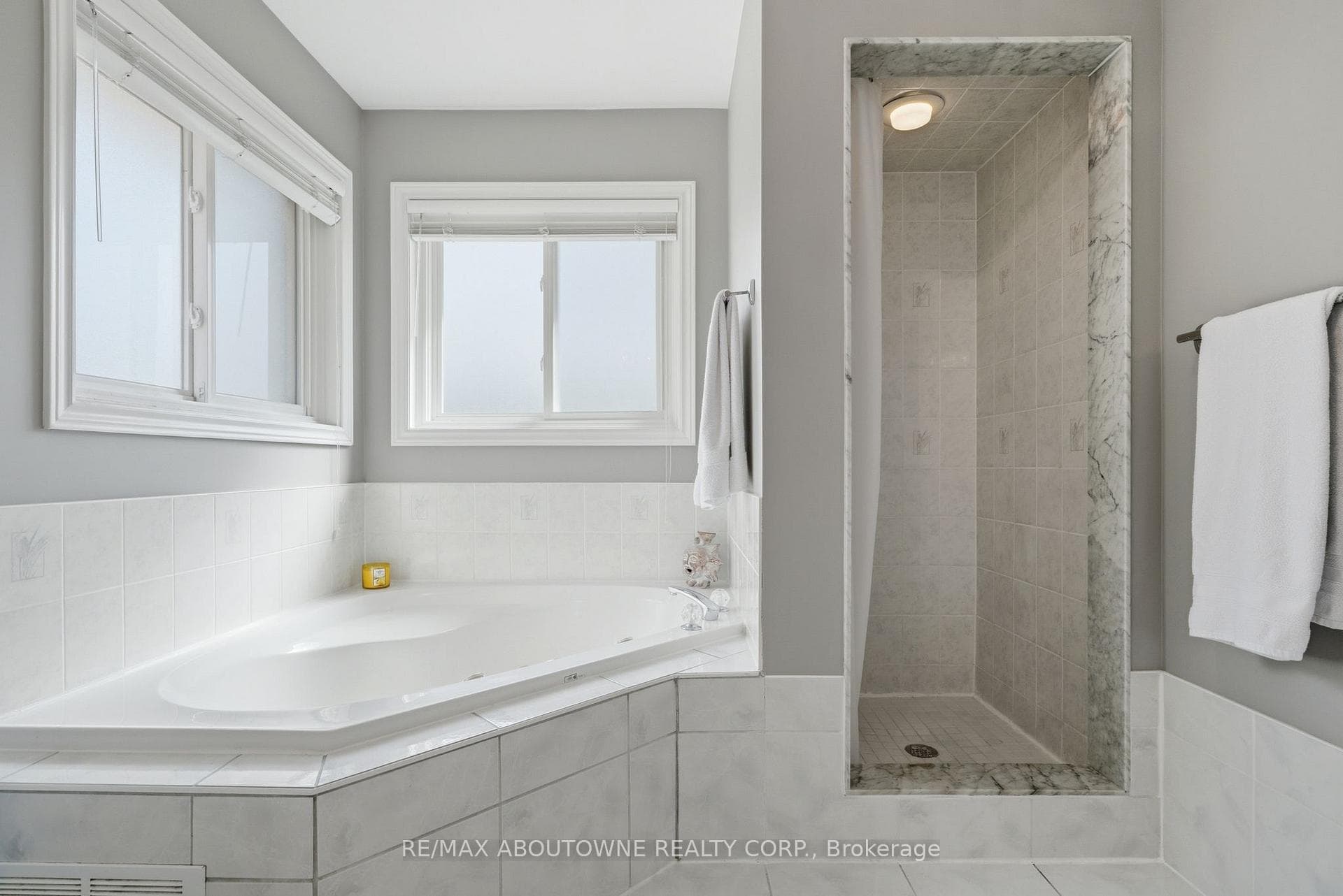 Primary Bedroom Ensuite Jacuzzi & Stand-up Shower