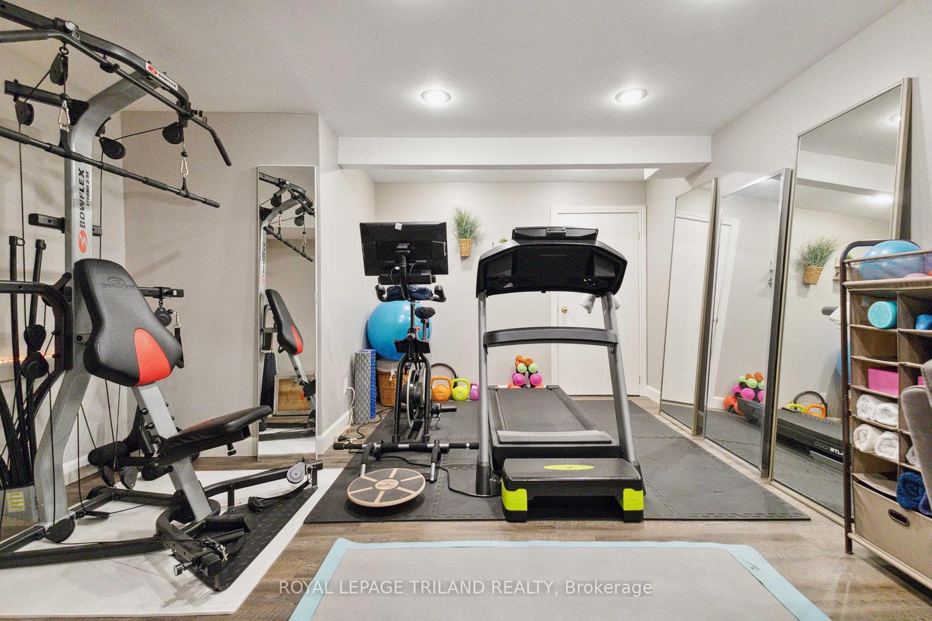 Gym in lower area