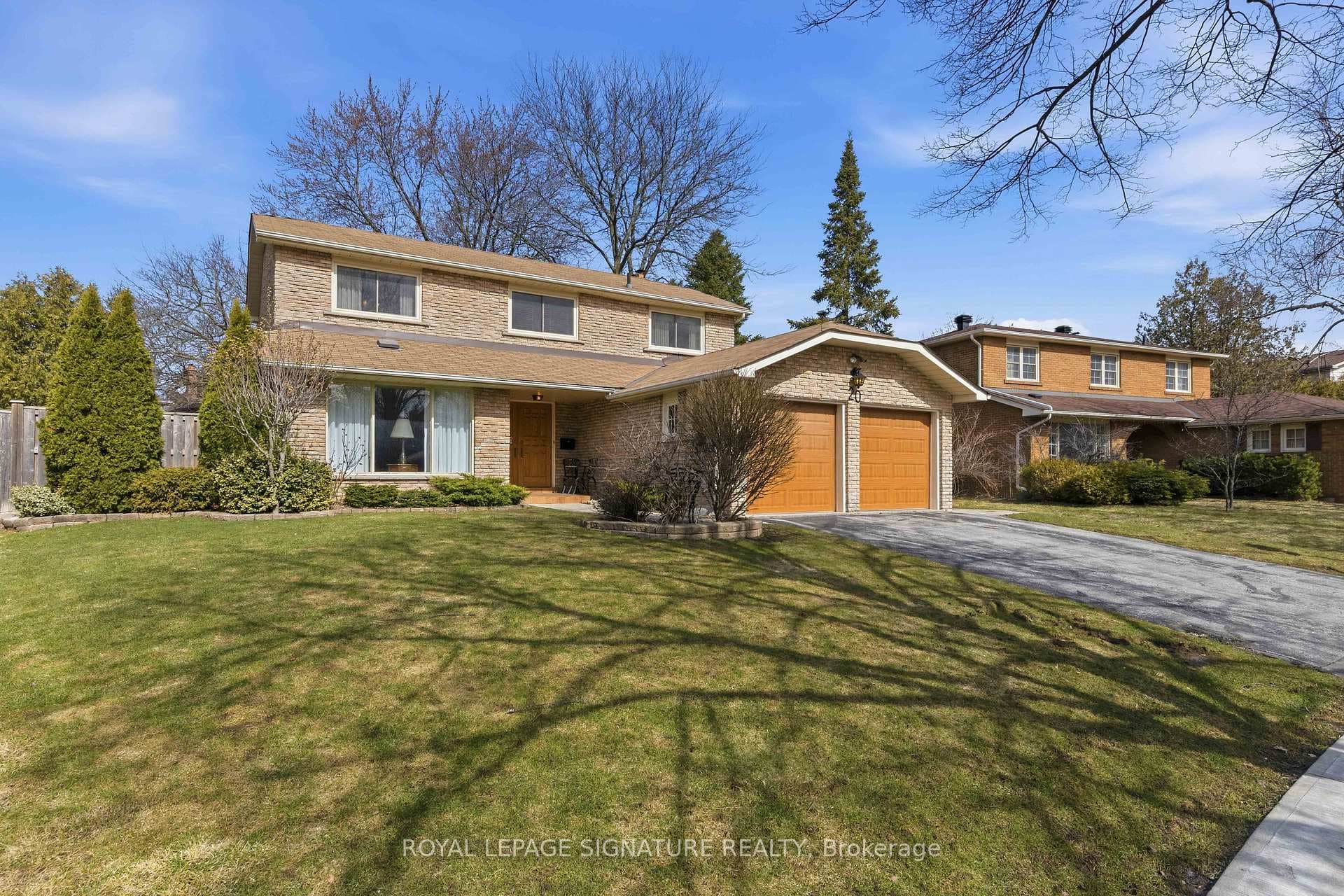 Double Car Garage and Driveway