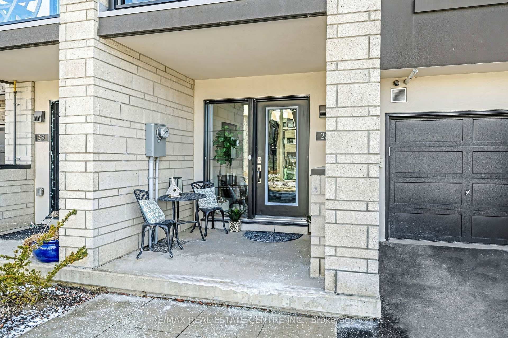 Welcoming front porch