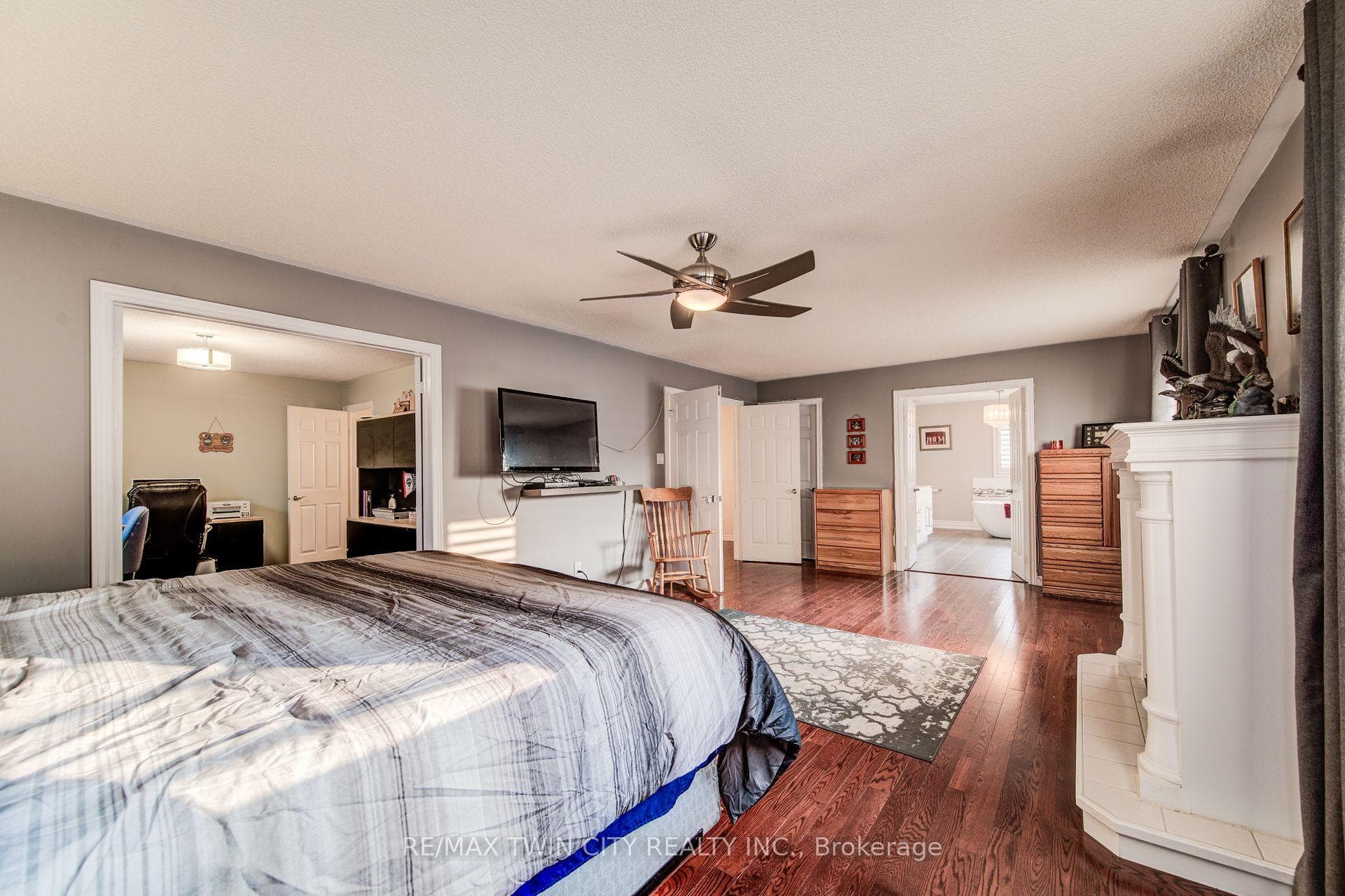 Primary bdrm also features a large walk-in closet