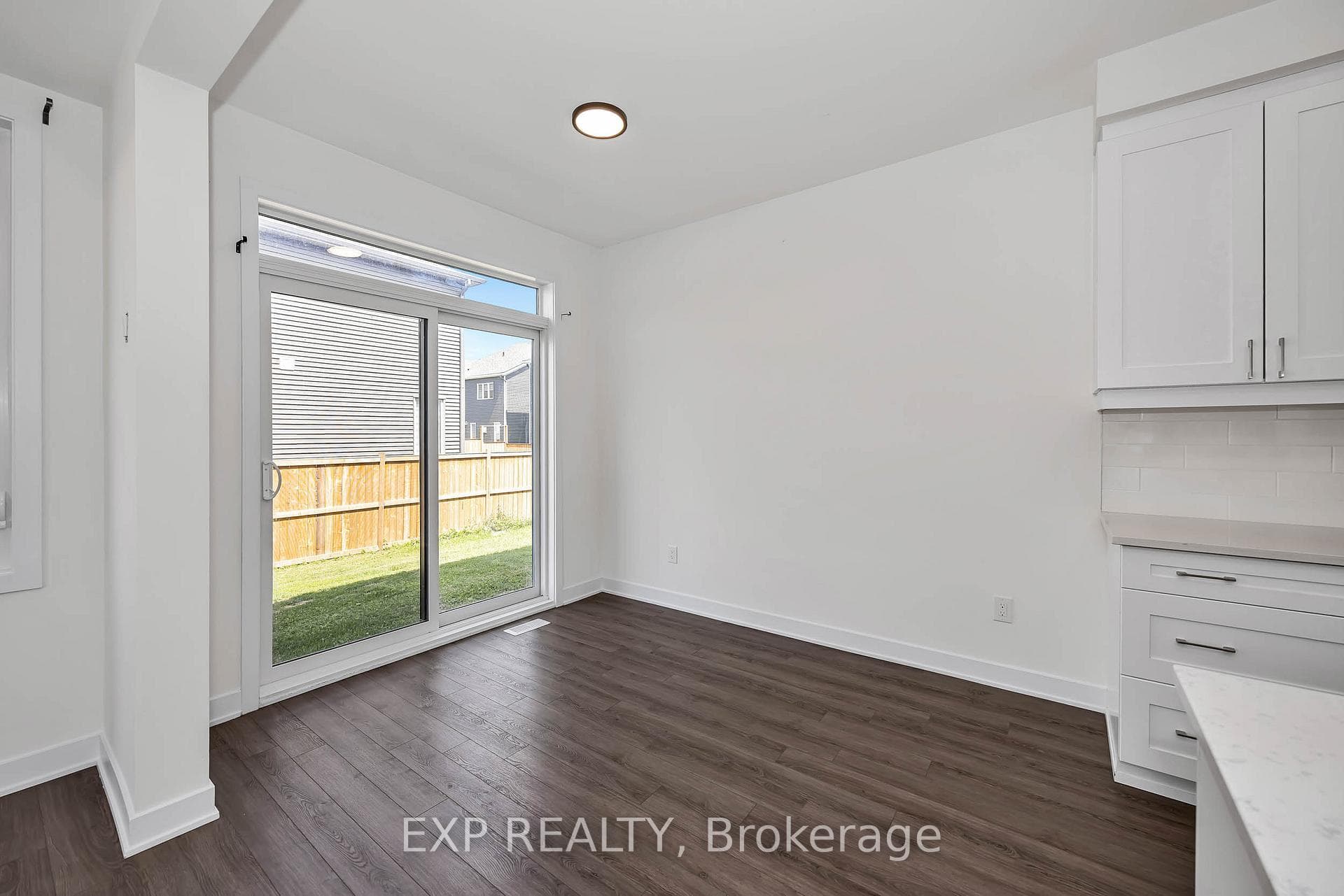 Extended kitchen area