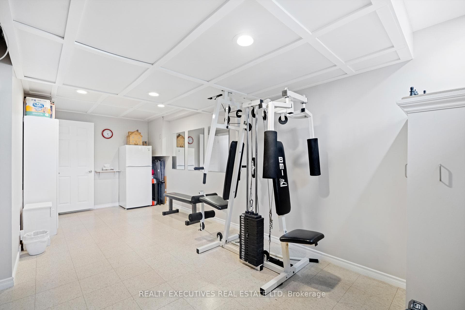 Basement - Workout Space within Utility Room