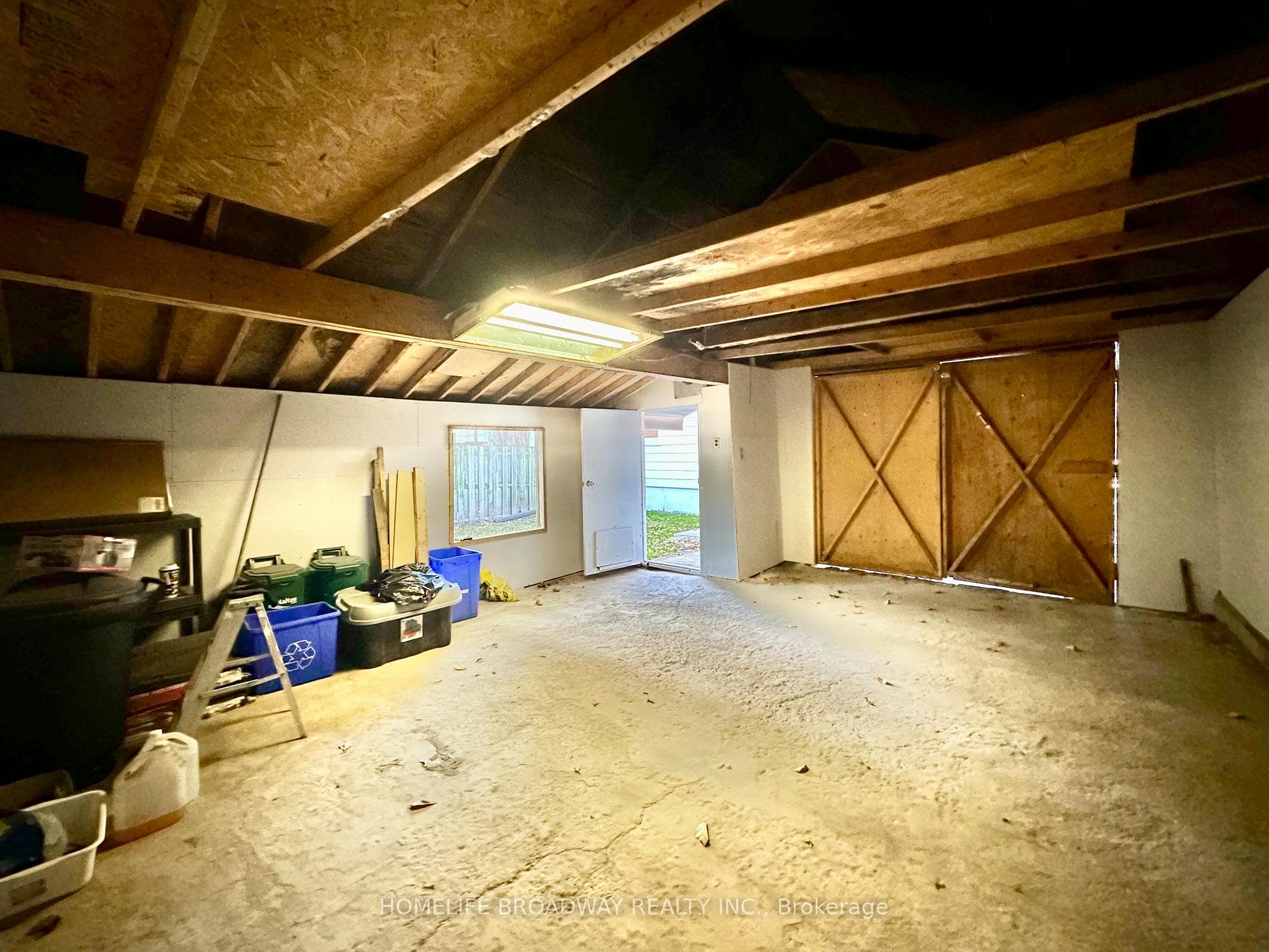 Inside Garage Barn/French Style Door