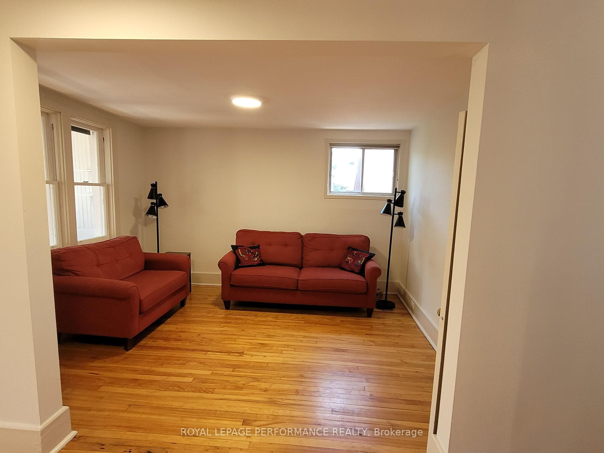 Living room - hardwood floors
