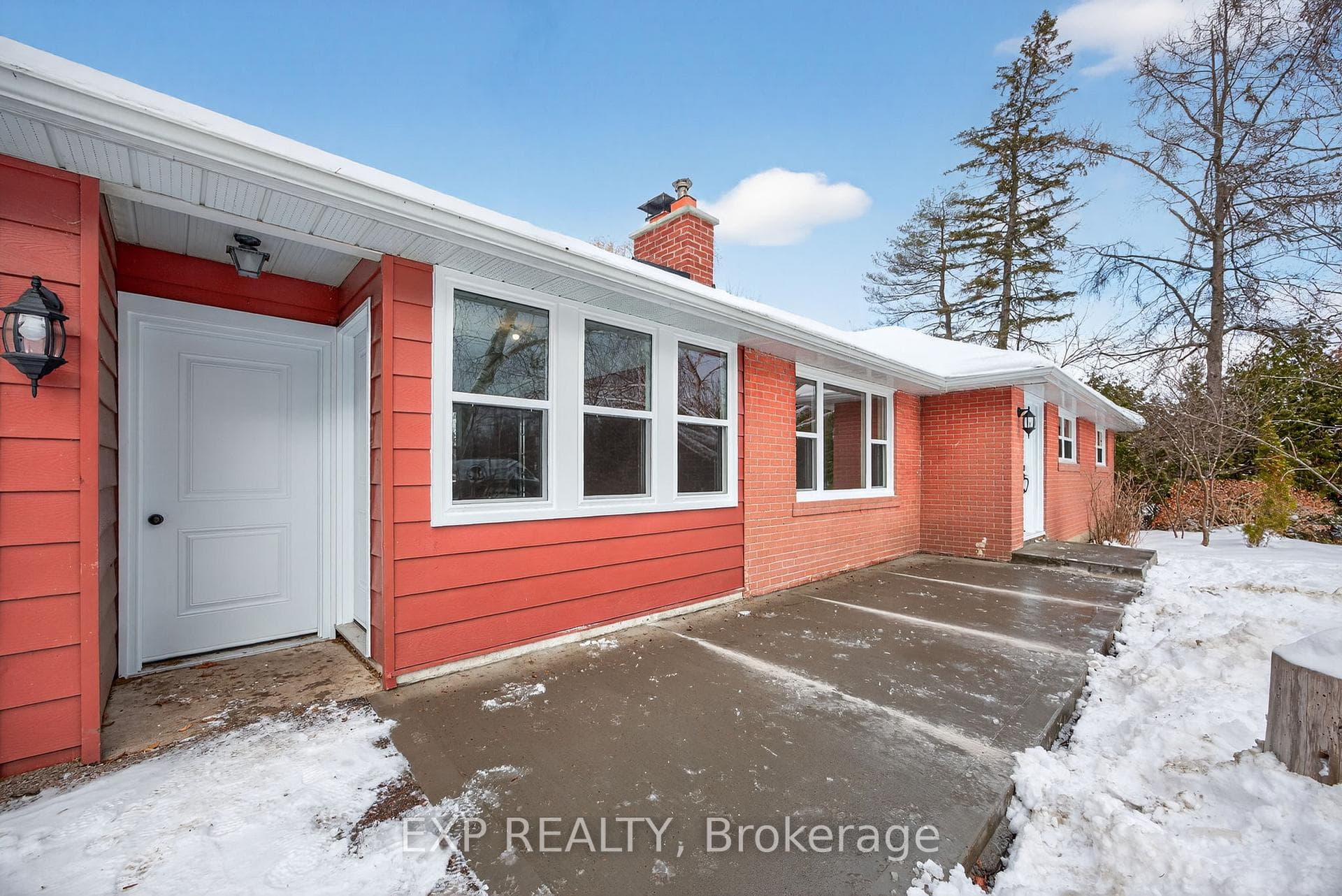 Entrance to garage and Breezeway