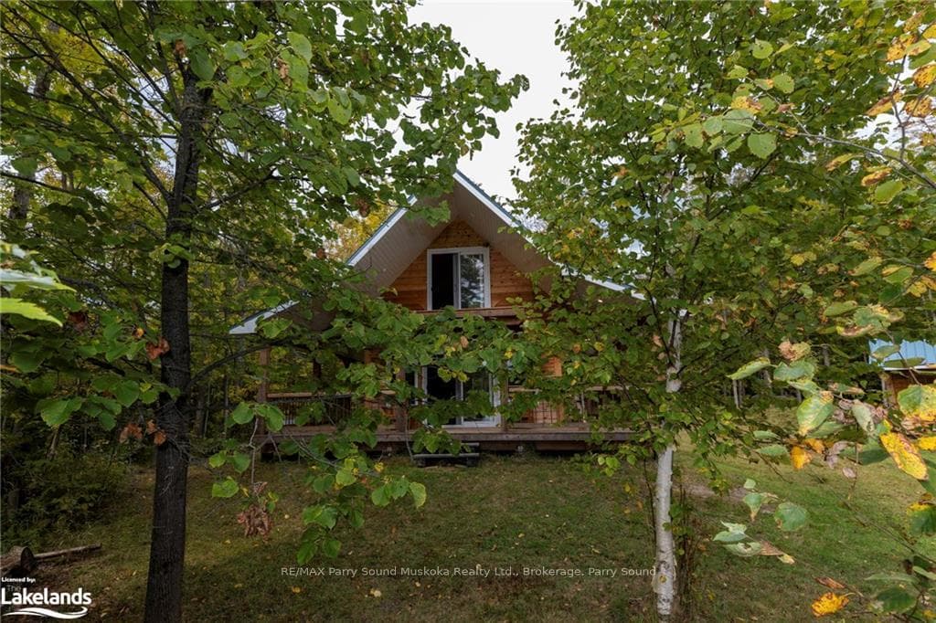 Waterside of cabin - privacy of the trees