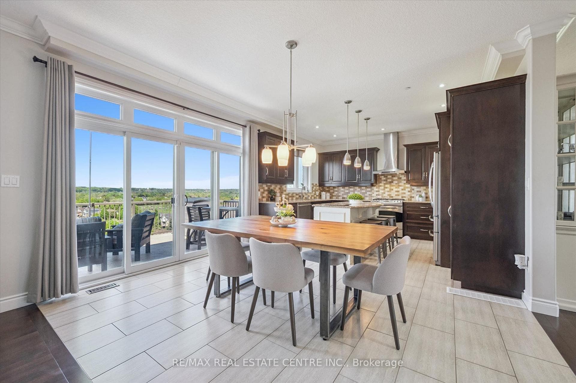 Kitchen with Scenic Views