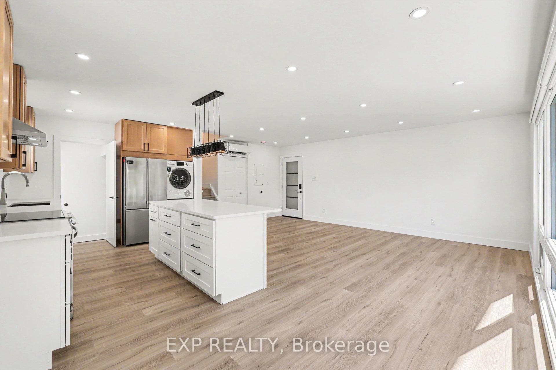 Kitchen and Living room area