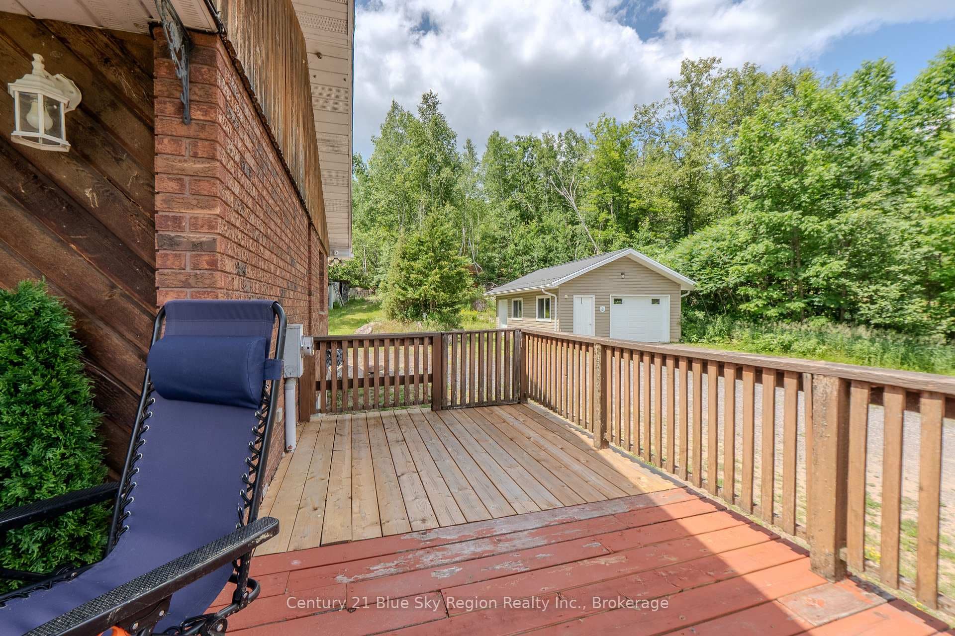 deck overlooking lake
