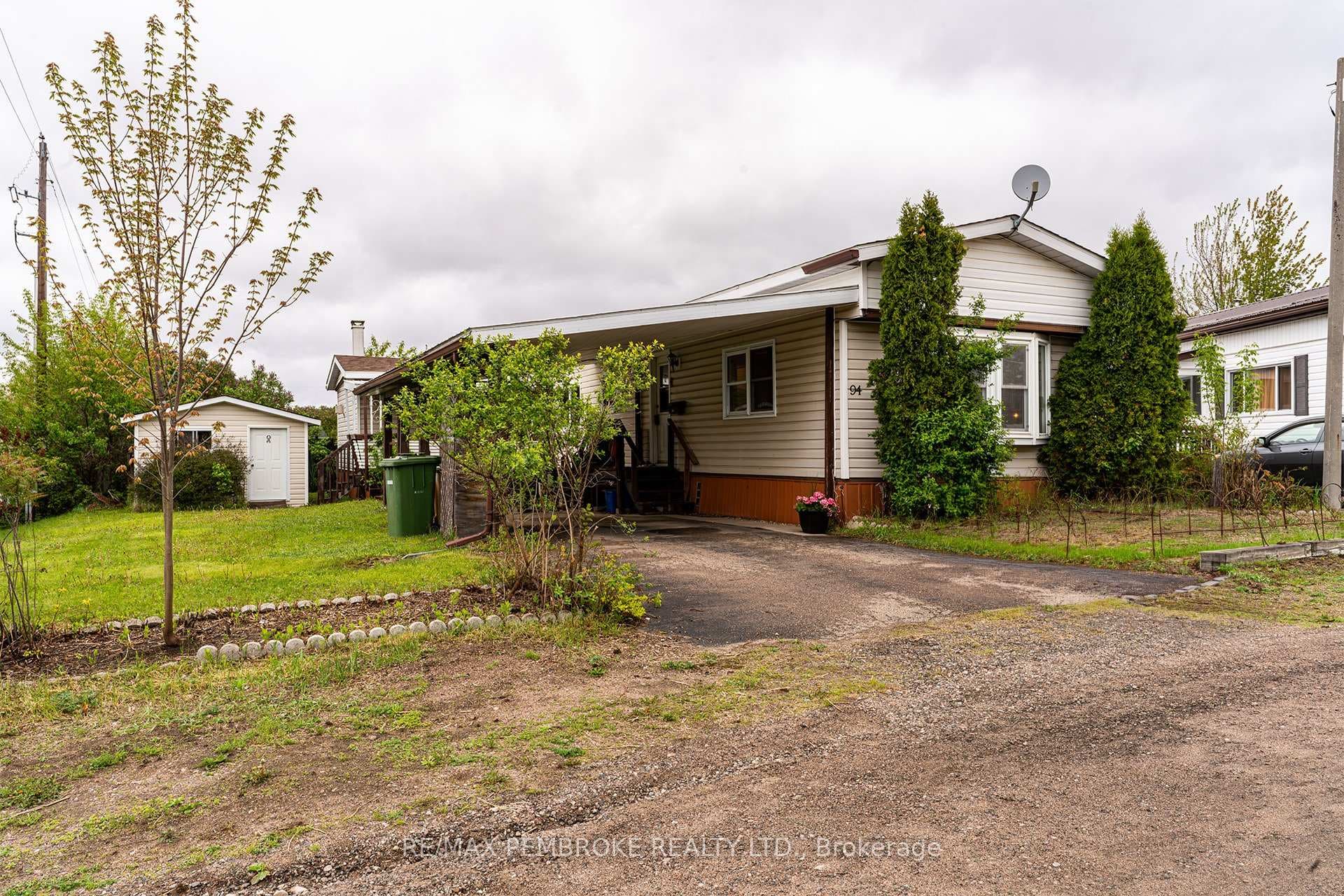 Double wide lot. AI edited photo