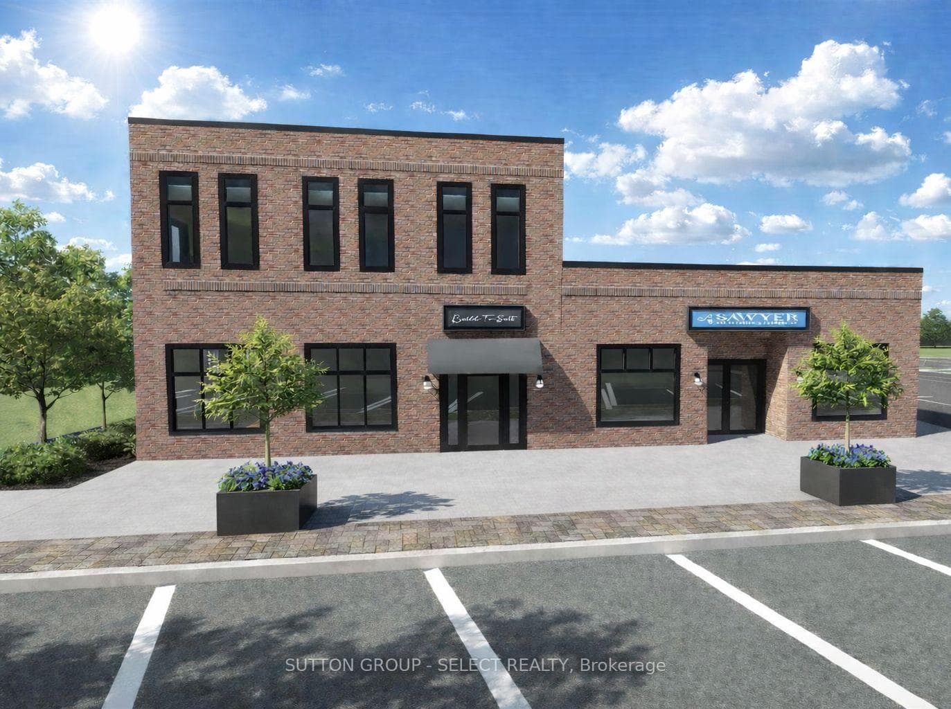 Photos are renderings for the completed project.