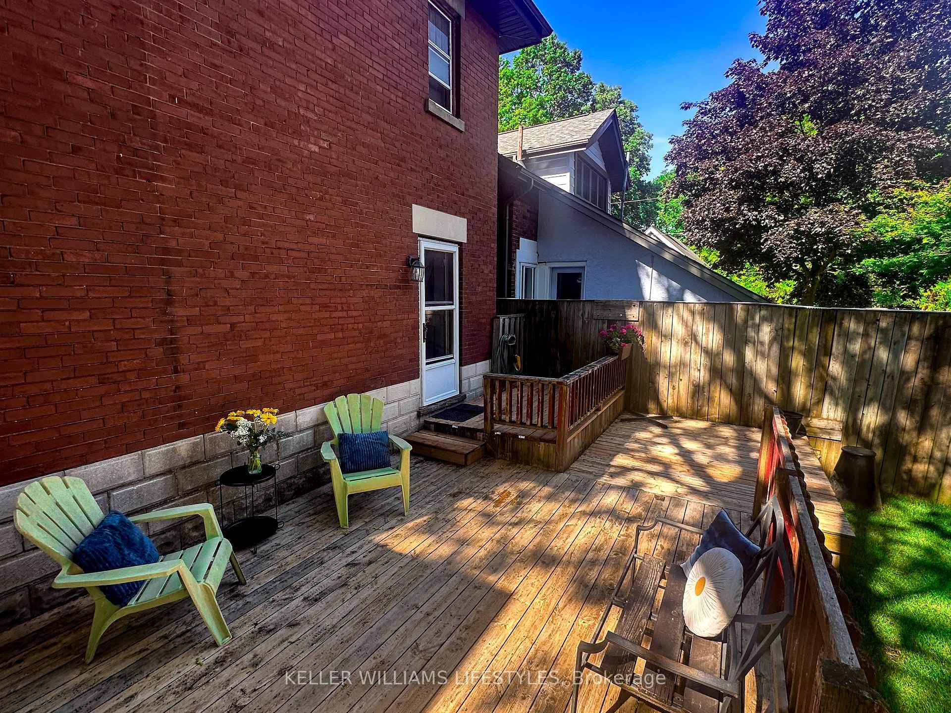 Deck recently repaired
