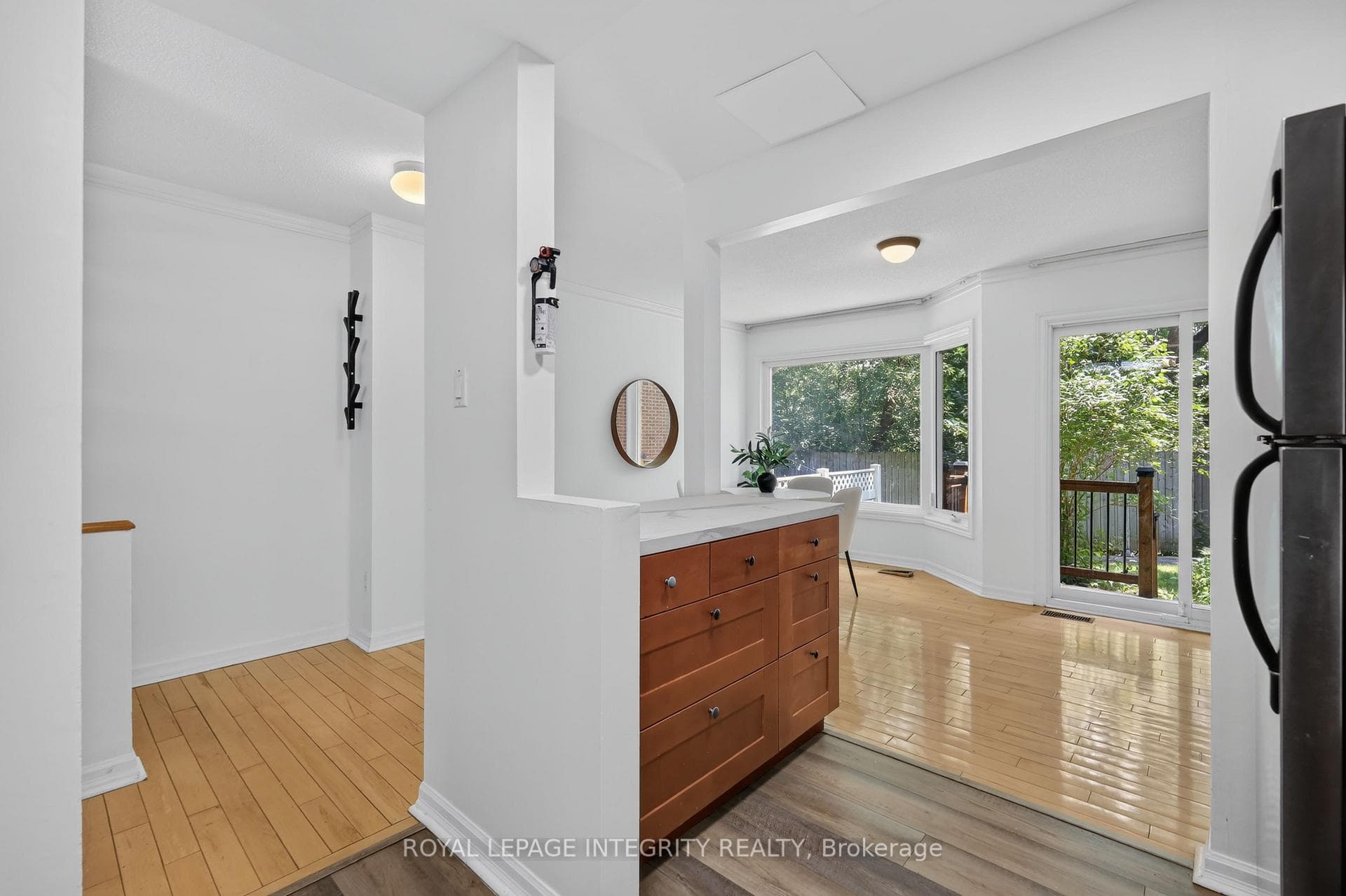 Plenty of cabinets and cooking space.