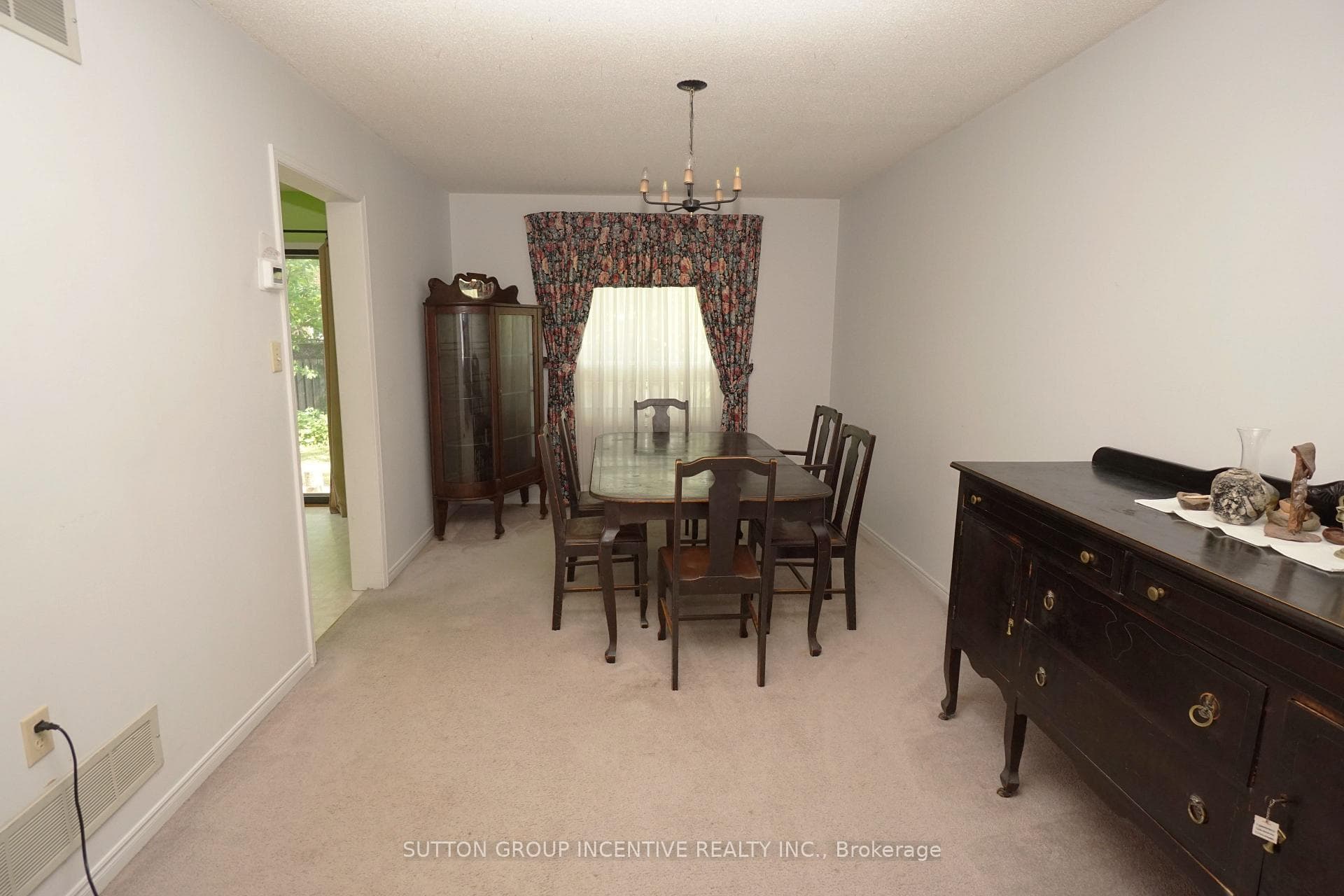 very spacious dining room