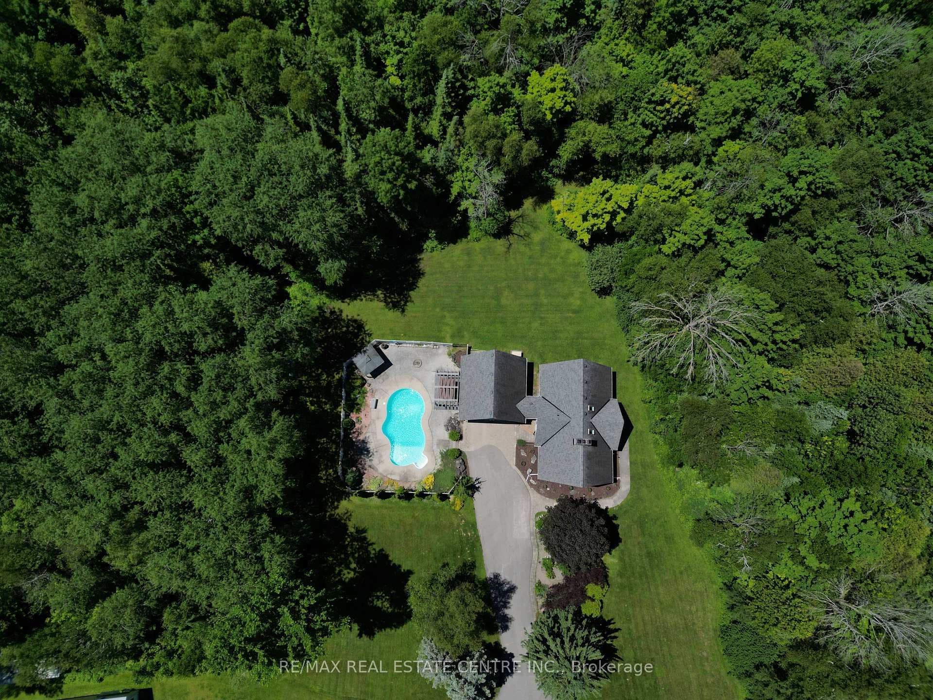 Aerial View of Home