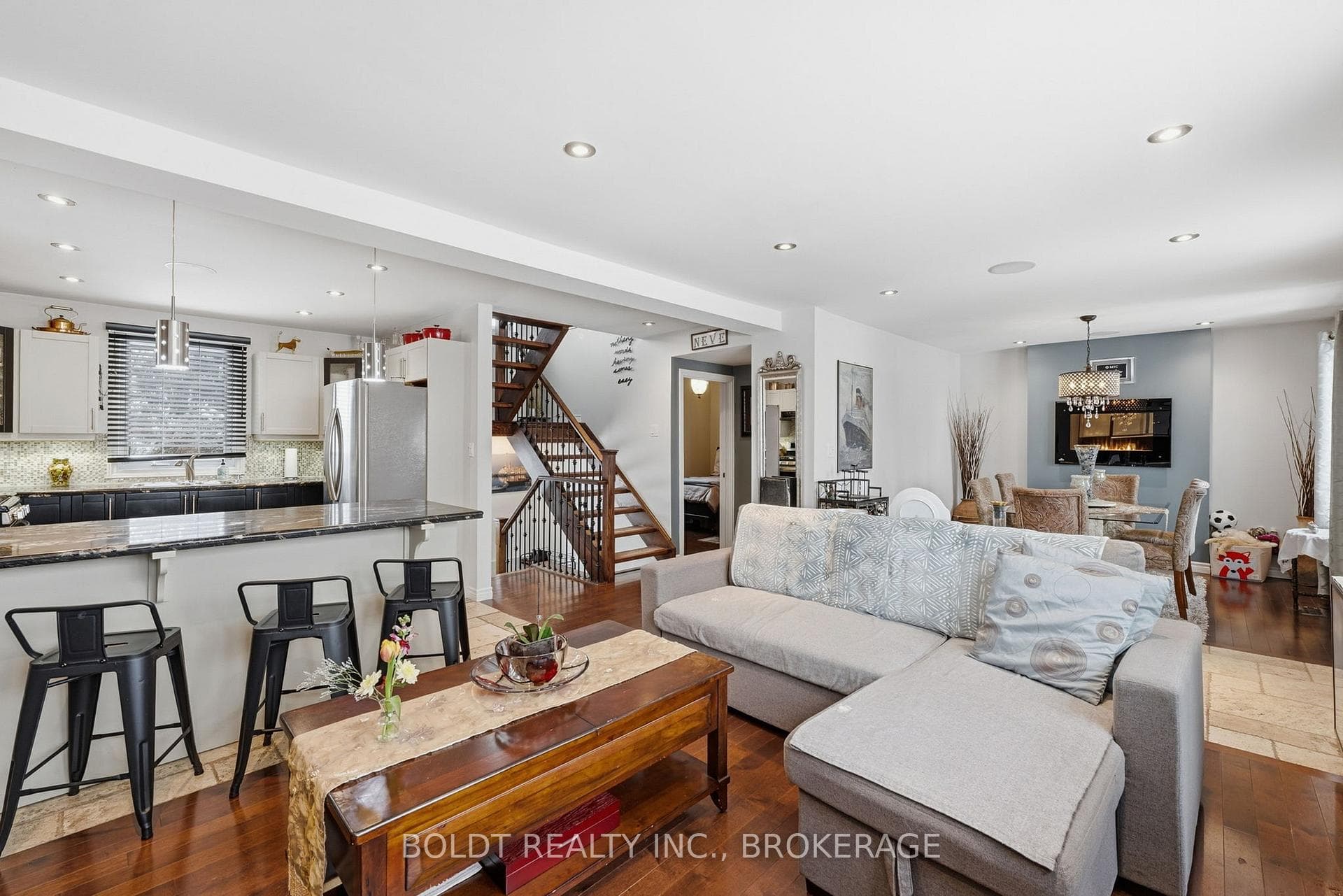 Open main floor living
